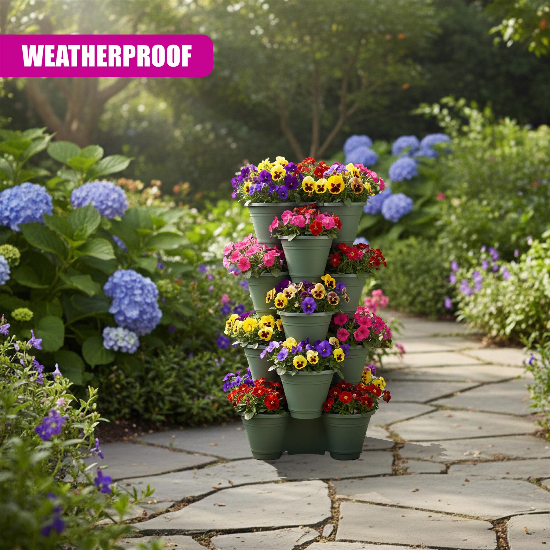 Stackable Strawberry Planters