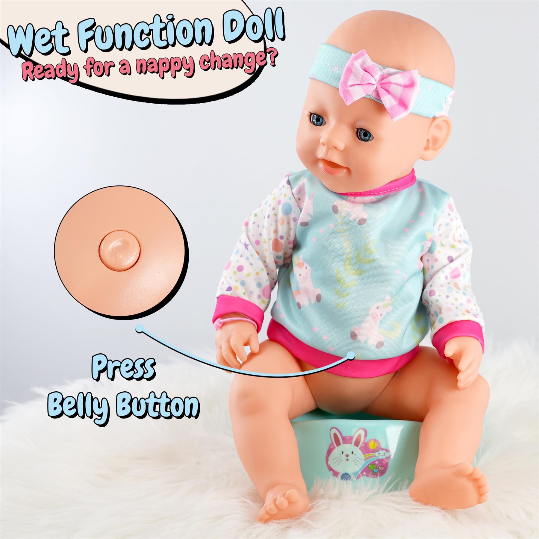 Interactive Baby Doll Playset by BiBi Doll - The Magic Toy Shop
