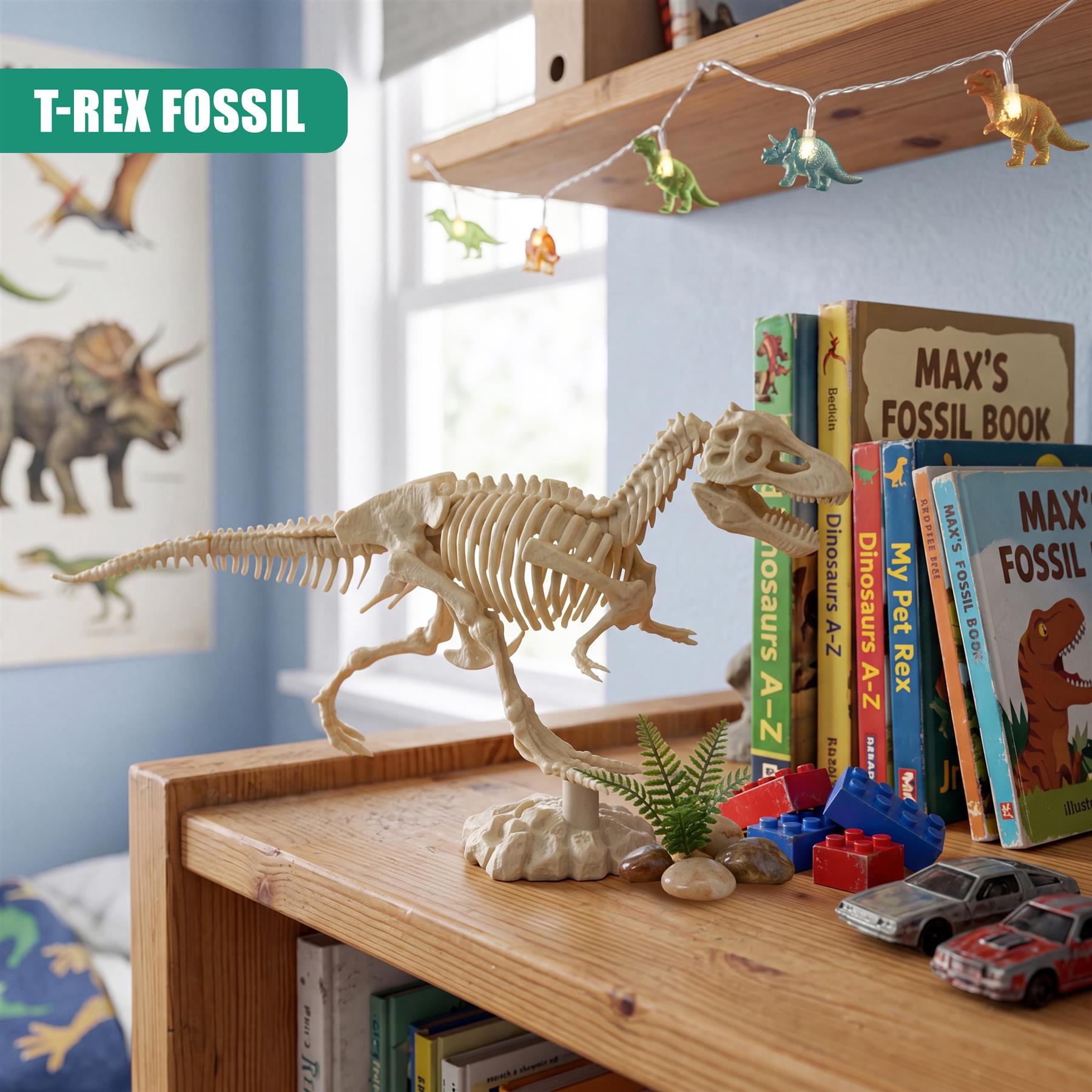 2-in-1 Fossil Excavation & Modelling Kit