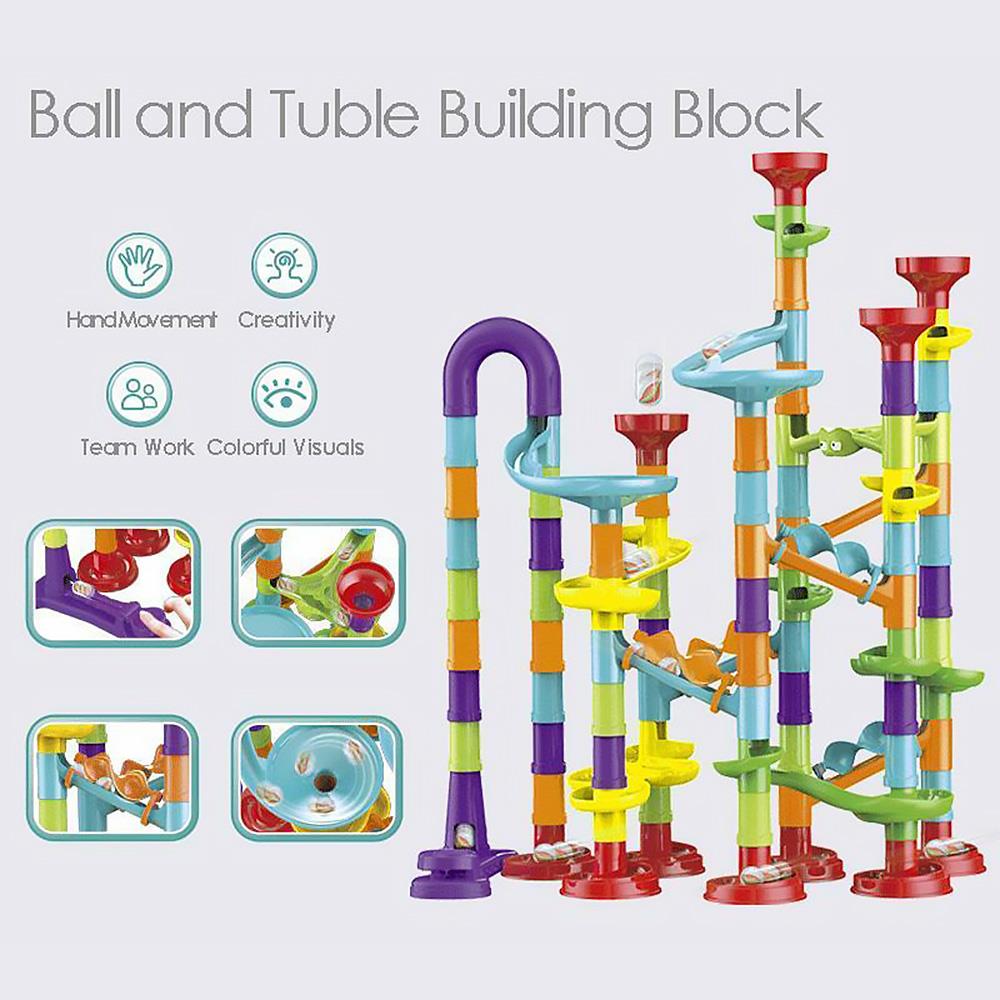 197 Pieces Marble Run Game by The Magic Toy Shop - The Magic Toy Shop