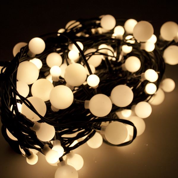 100 Berry Christmas LED Lights Warm White by Geezy - The Magic Toy Shop