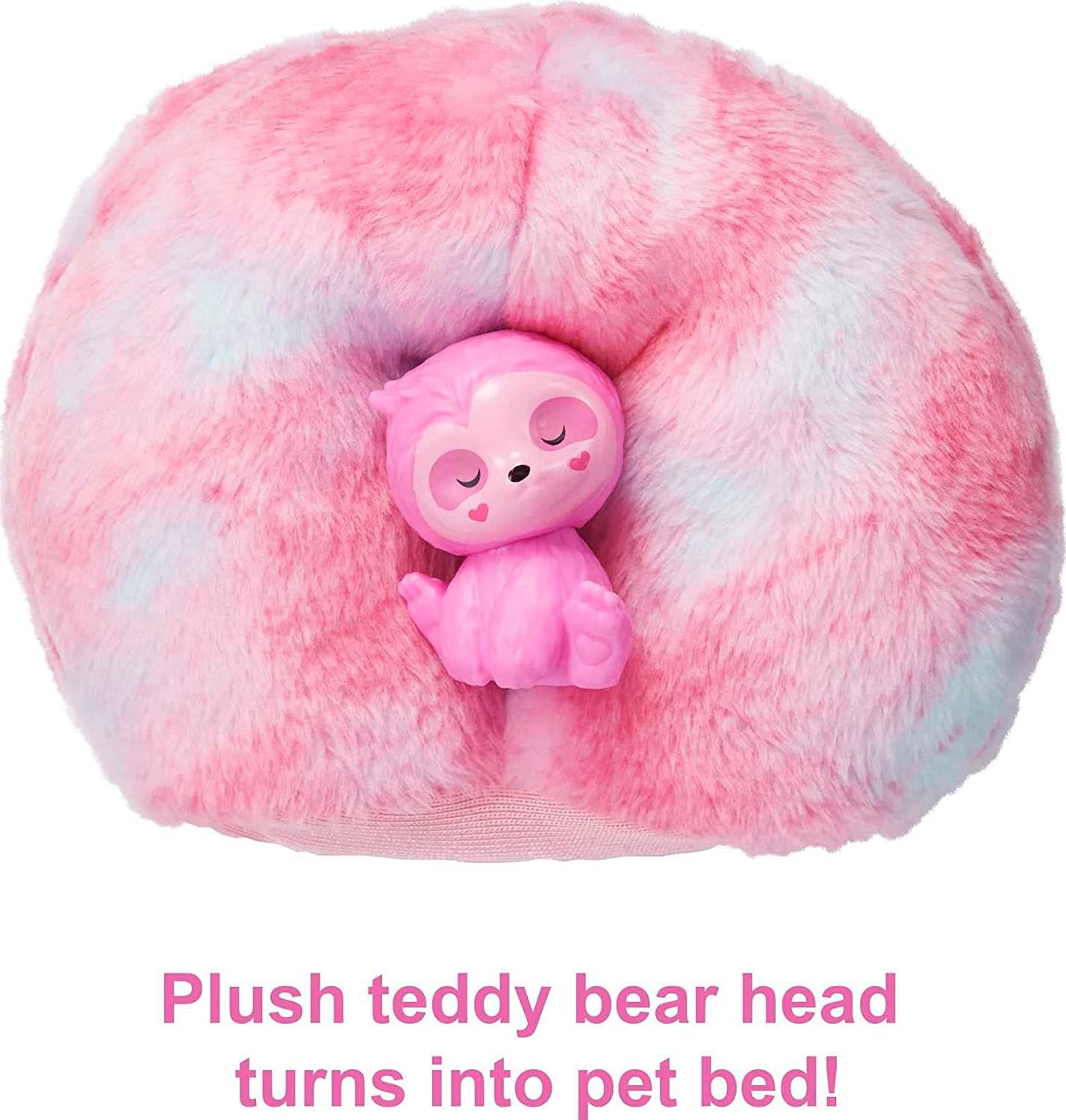 Barbie Cutie Reveal Doll with Sloth Plush by Barbie - The Magic Toy Shop