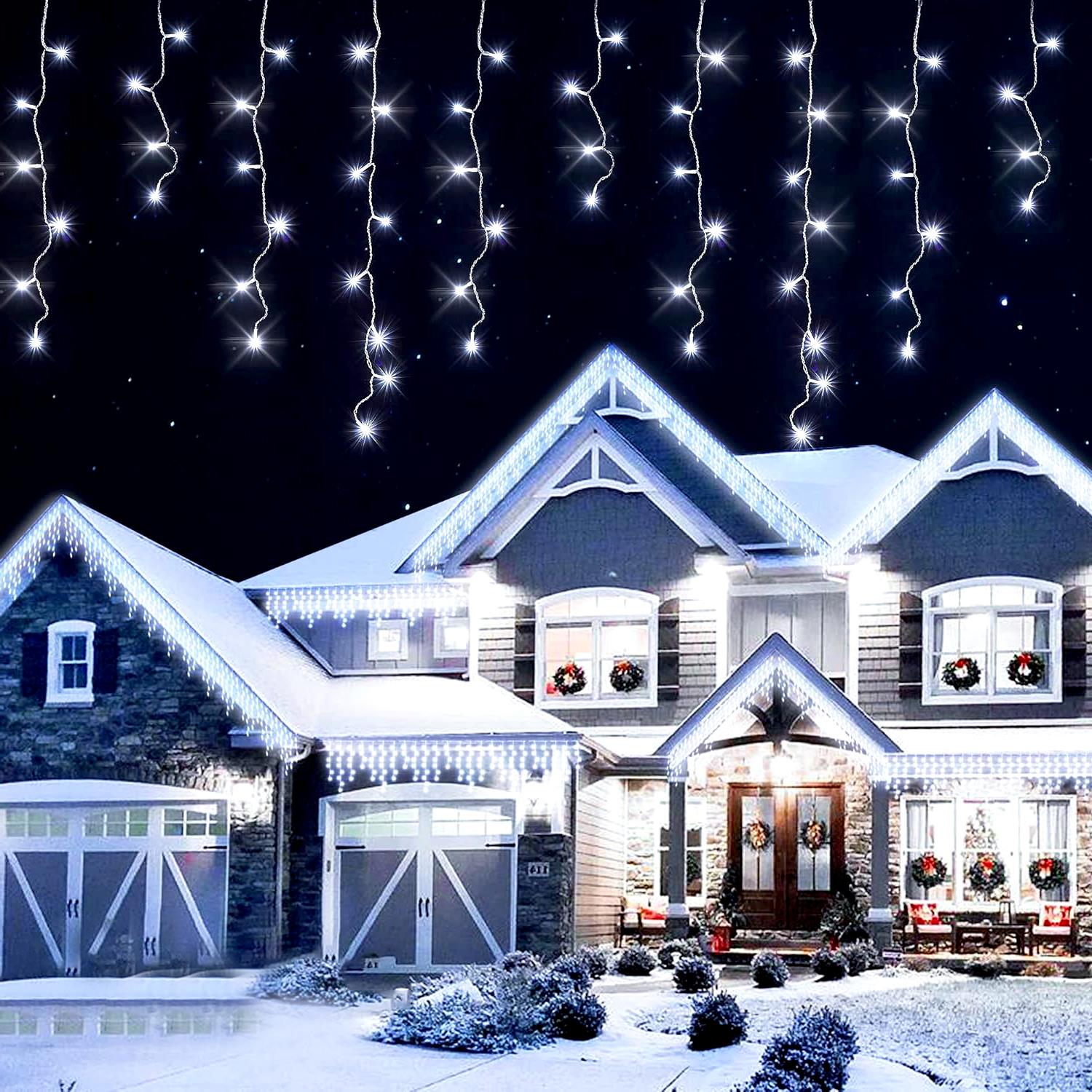 200 Christmas White Led Icicle Lights by The Magic Toy Shop - The Magic Toy Shop