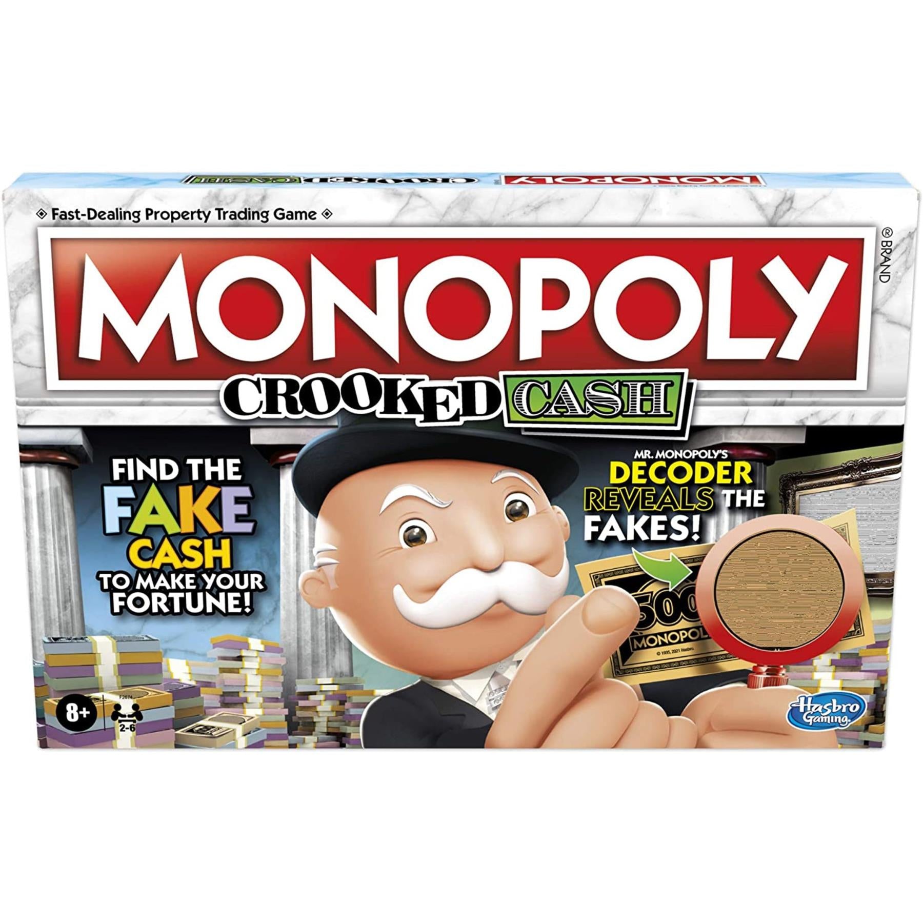 Monopoly Crooked Cash Edition Board game by Monopoly - The Magic Toy Shop