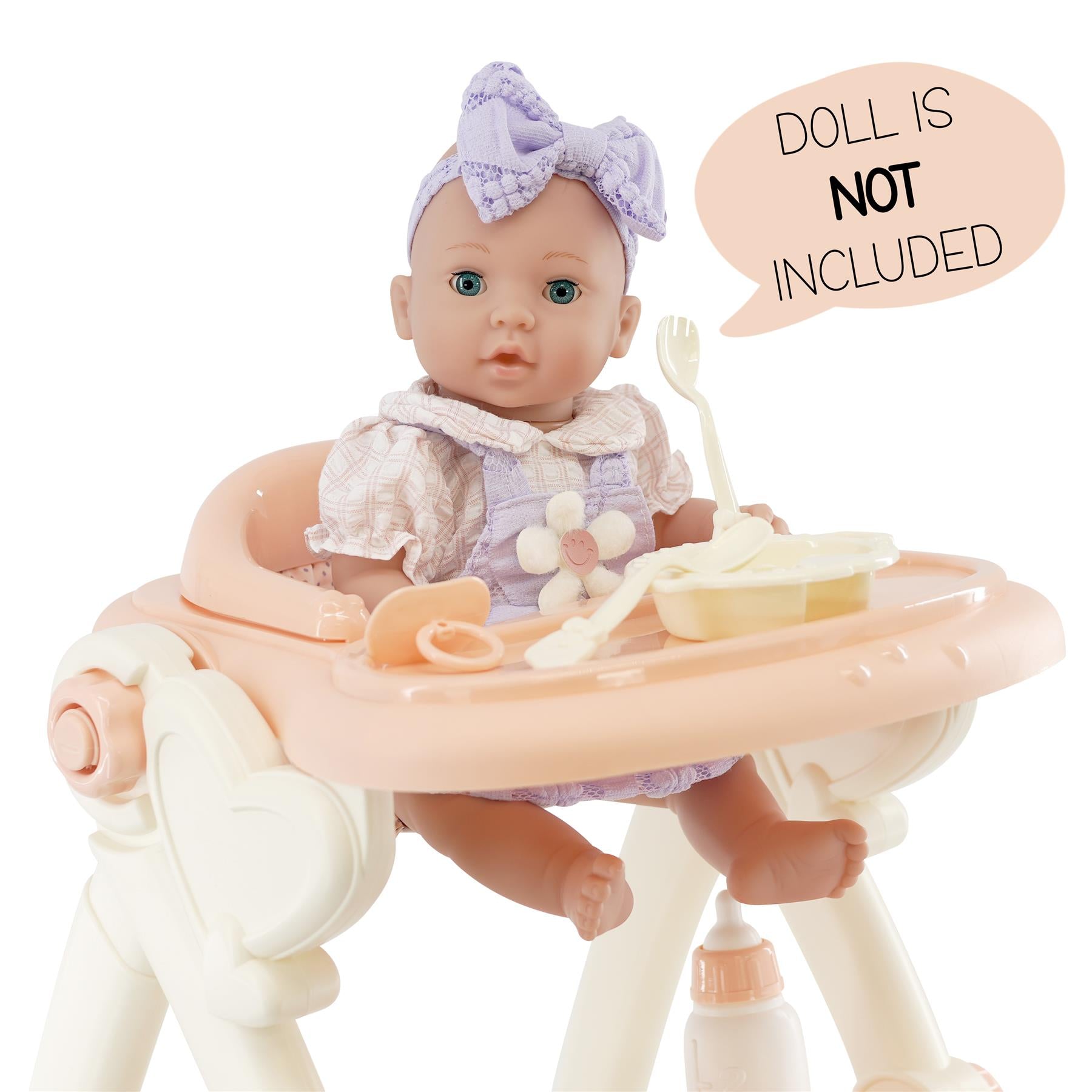 Baby Dolls Feeding High Chair Kids Play Set by BiBi Doll - The Magic Toy Shop