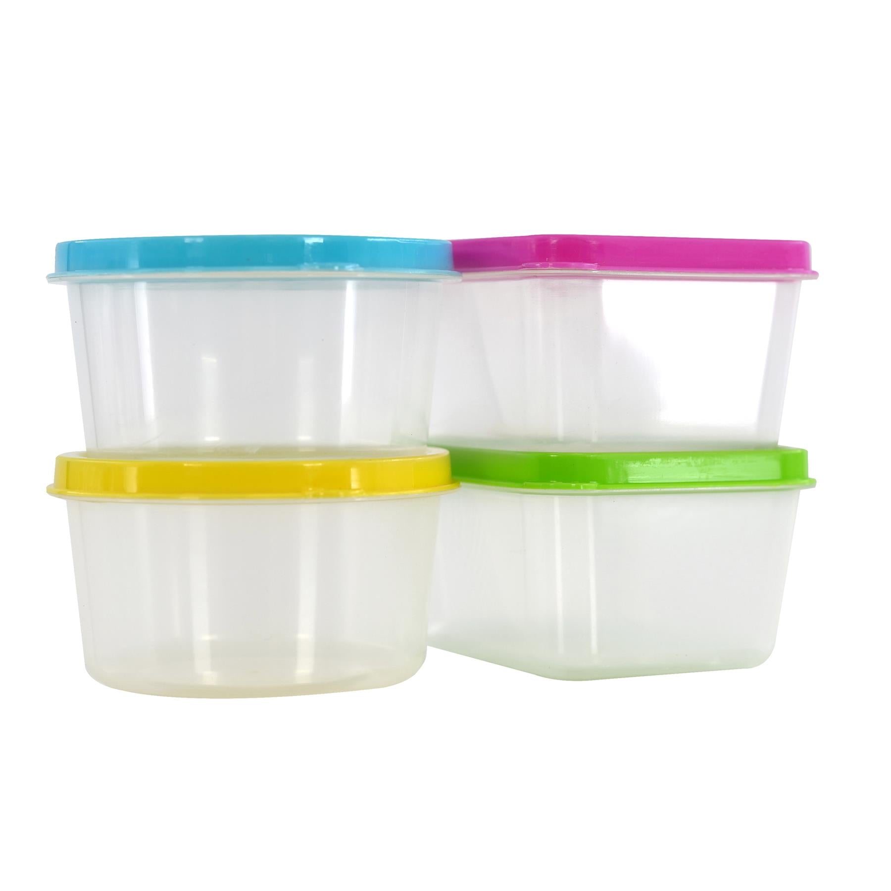 Set of 4 Mini Food Storage Containers with Lids by GEEZY - The Magic Toy Shop