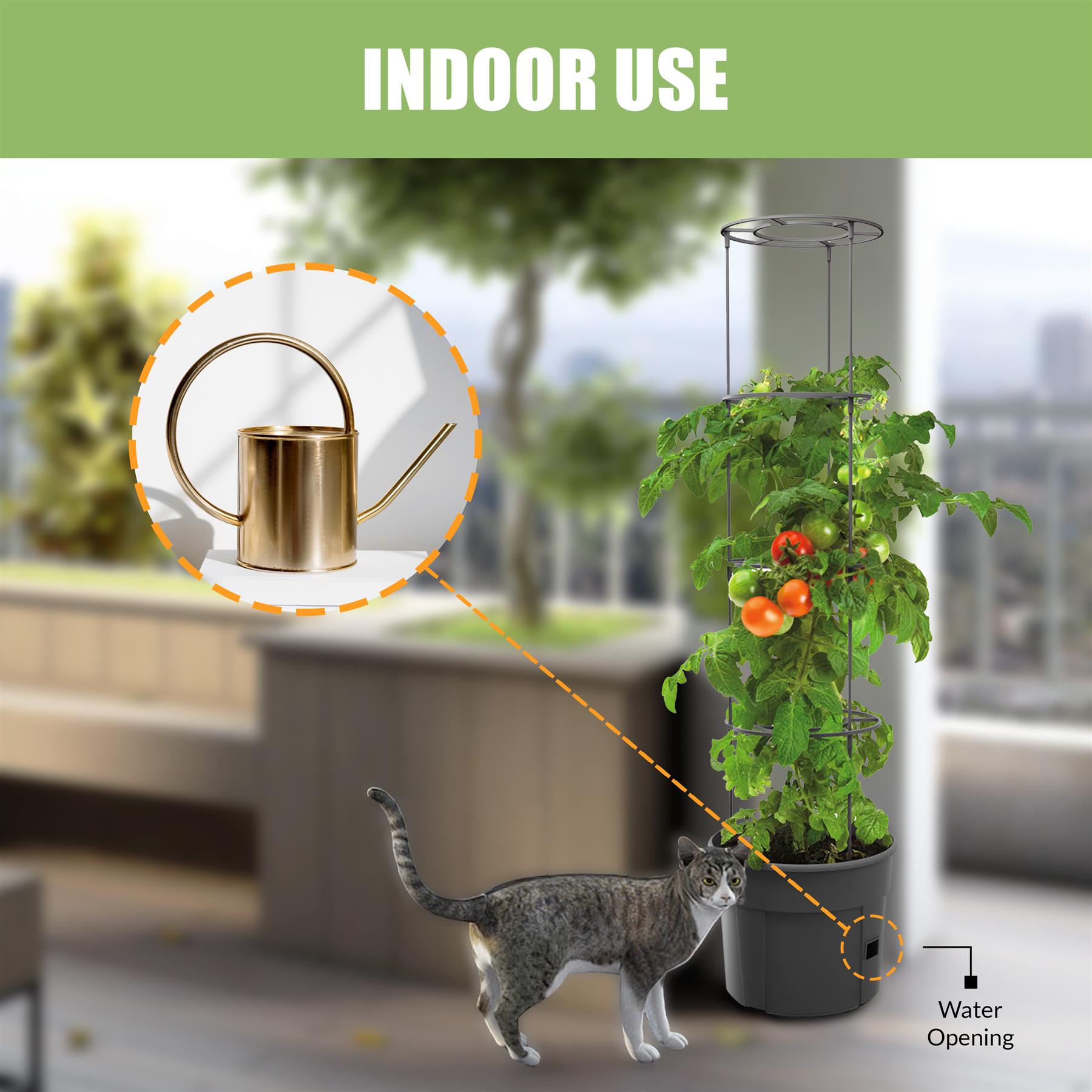 Self Watering Tomato Pot with 4 Tiers by GEEZY - The Magic Toy Shop