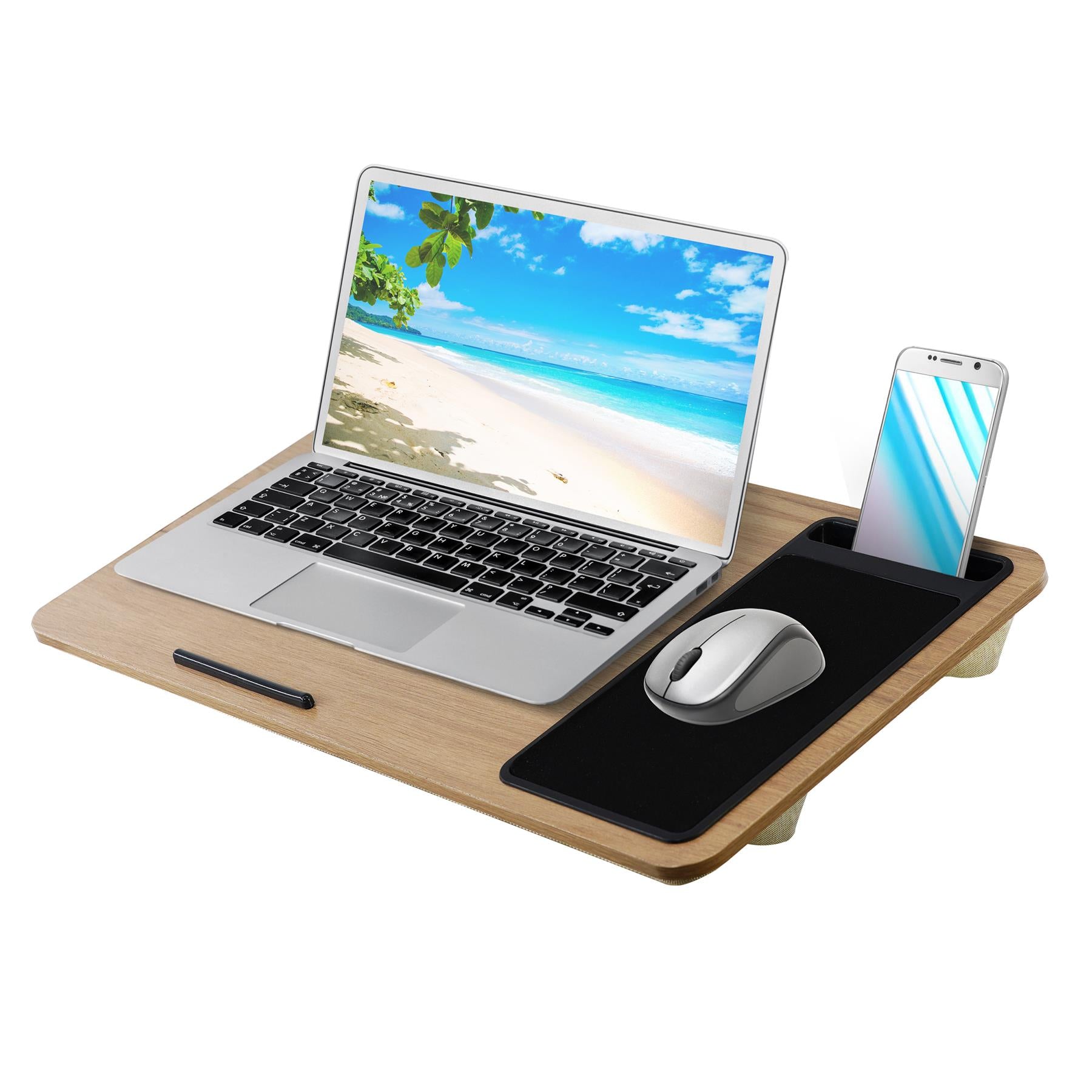 Lap Desk Laptop Table With Phone Slot Mouse Pad by GEEZY - The Magic Toy Shop
