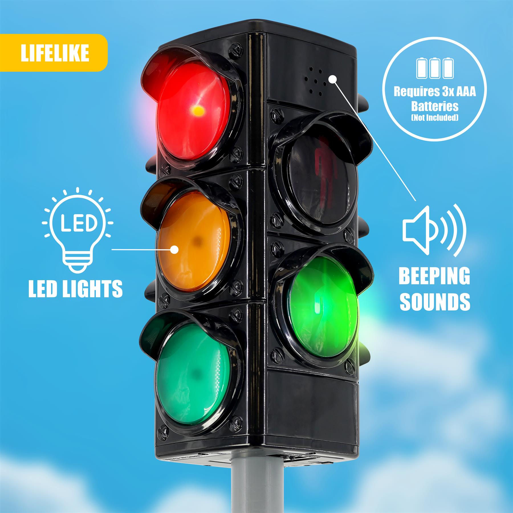 Kids Road Safety Traffic Lights and Road Signs by The Magic Toy Shop - The Magic Toy Shop
