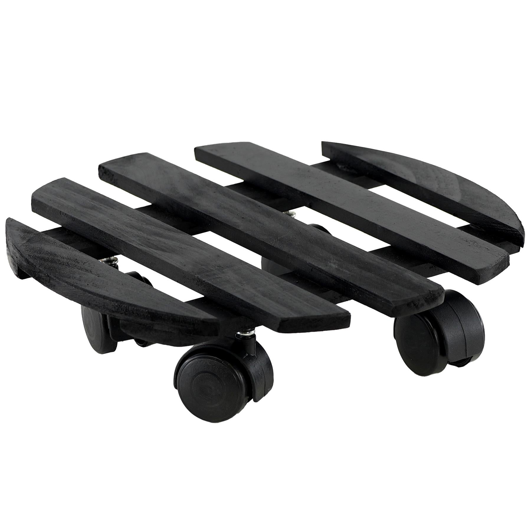 Wooden Round Plant Trolley with Wheels by GEEZY - The Magic Toy Shop