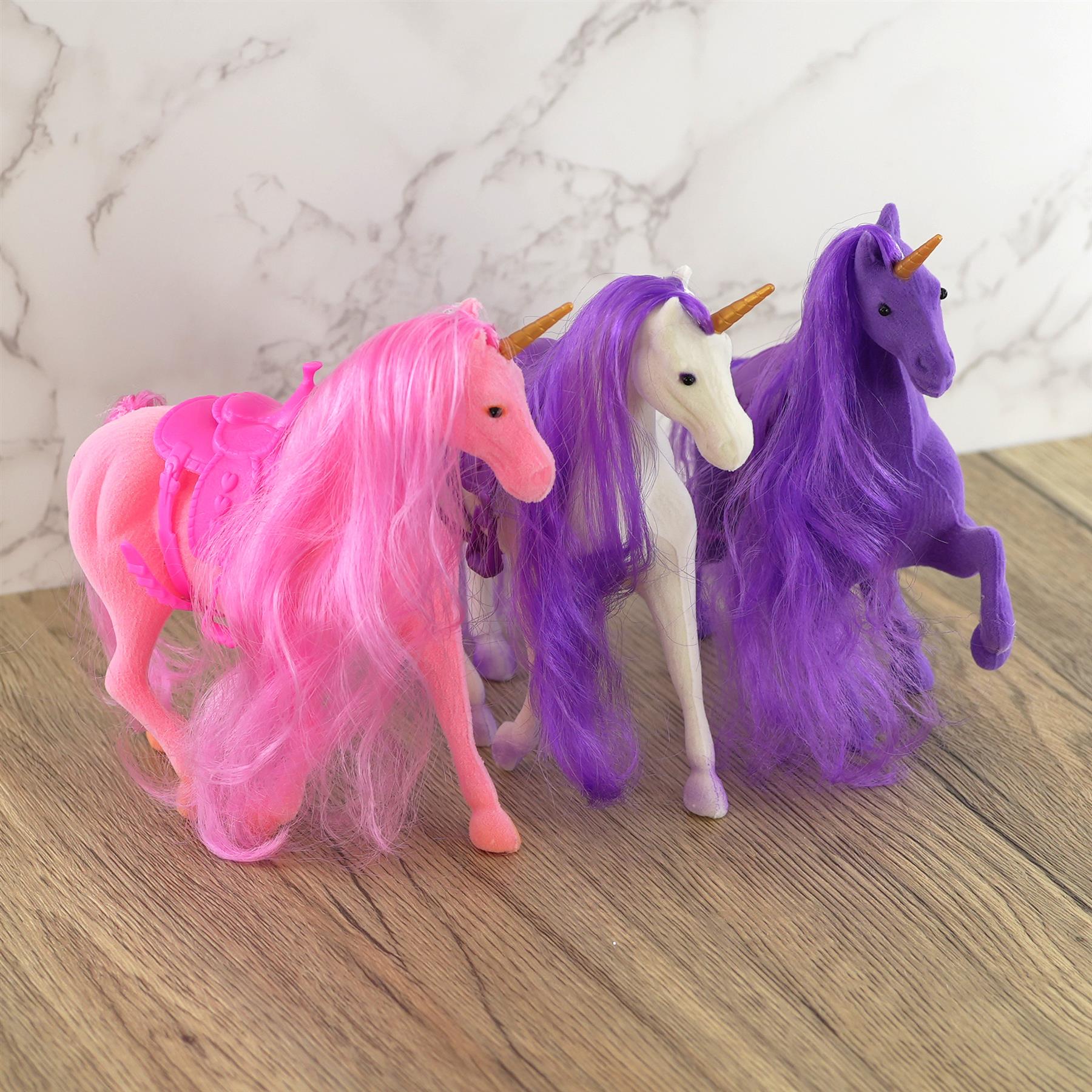 Unicorn Stable with Three Unicorns and Accessories by The Magic Toy Shop - The Magic Toy Shop
