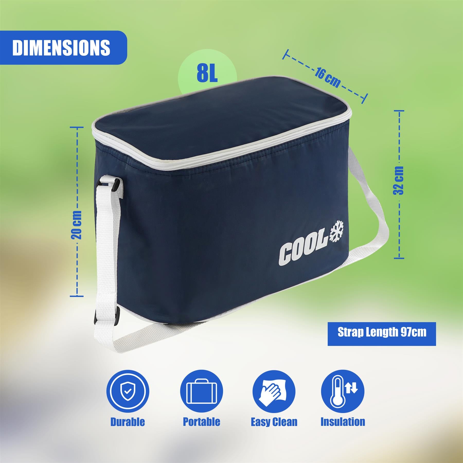 8 L Cooler for Food and Drinks by Geezy - The Magic Toy Shop
