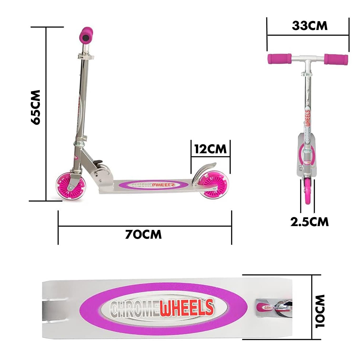 Foldable Kids Scooter Pink by The Magic Toy Shop - The Magic Toy Shop