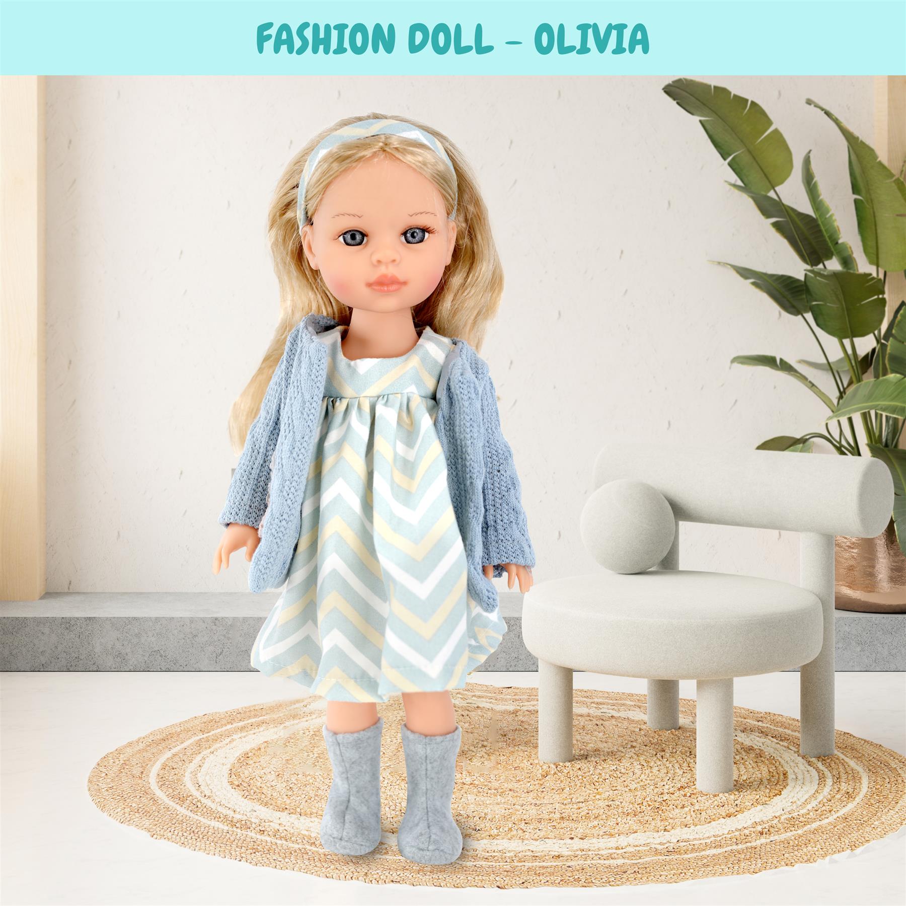 BiBi Fashion Doll "Olivia" (38 cm / 15") by BiBi Doll - The Magic Toy Shop