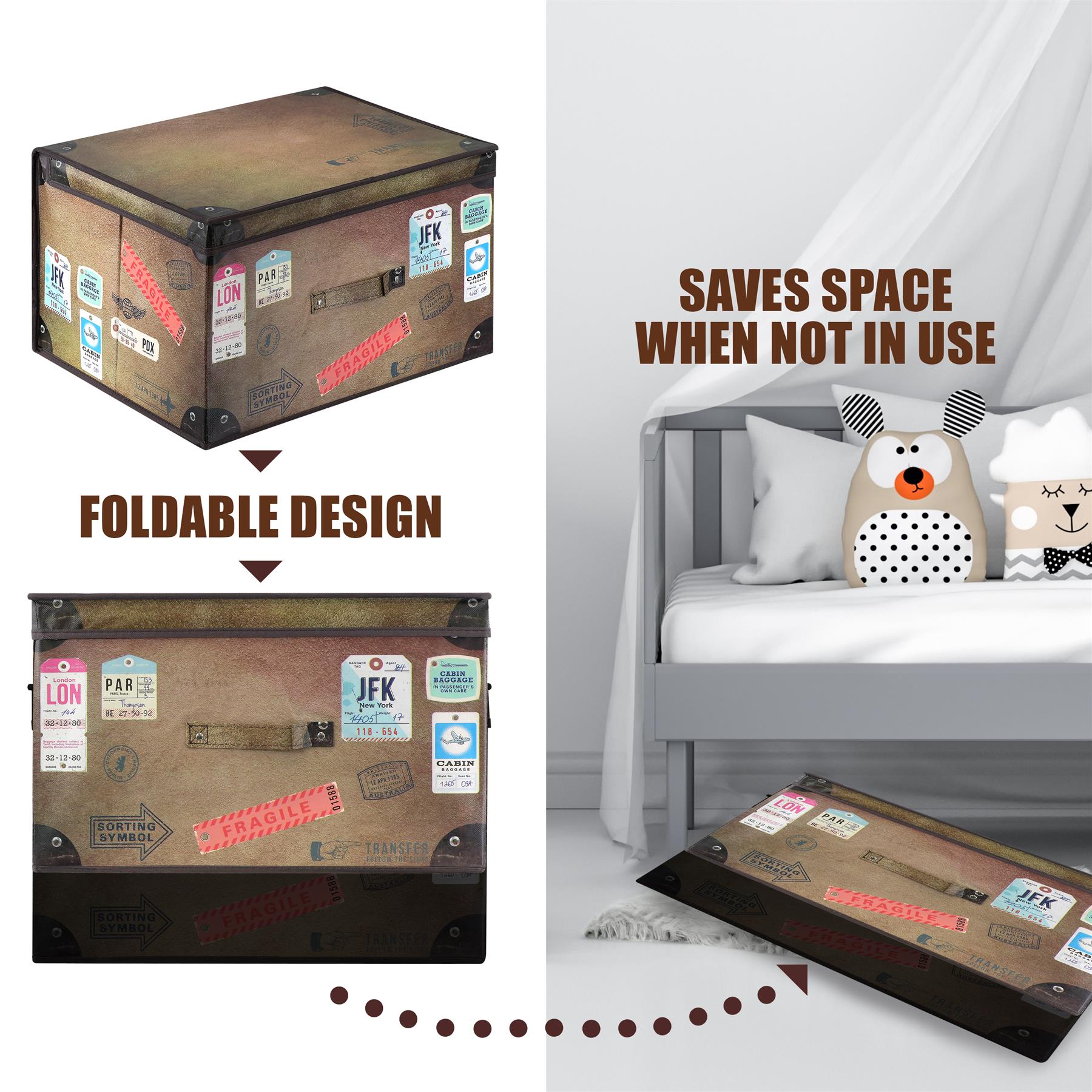 Vintage Large Storage Box by The Magic Toy Shop - The Magic Toy Shop