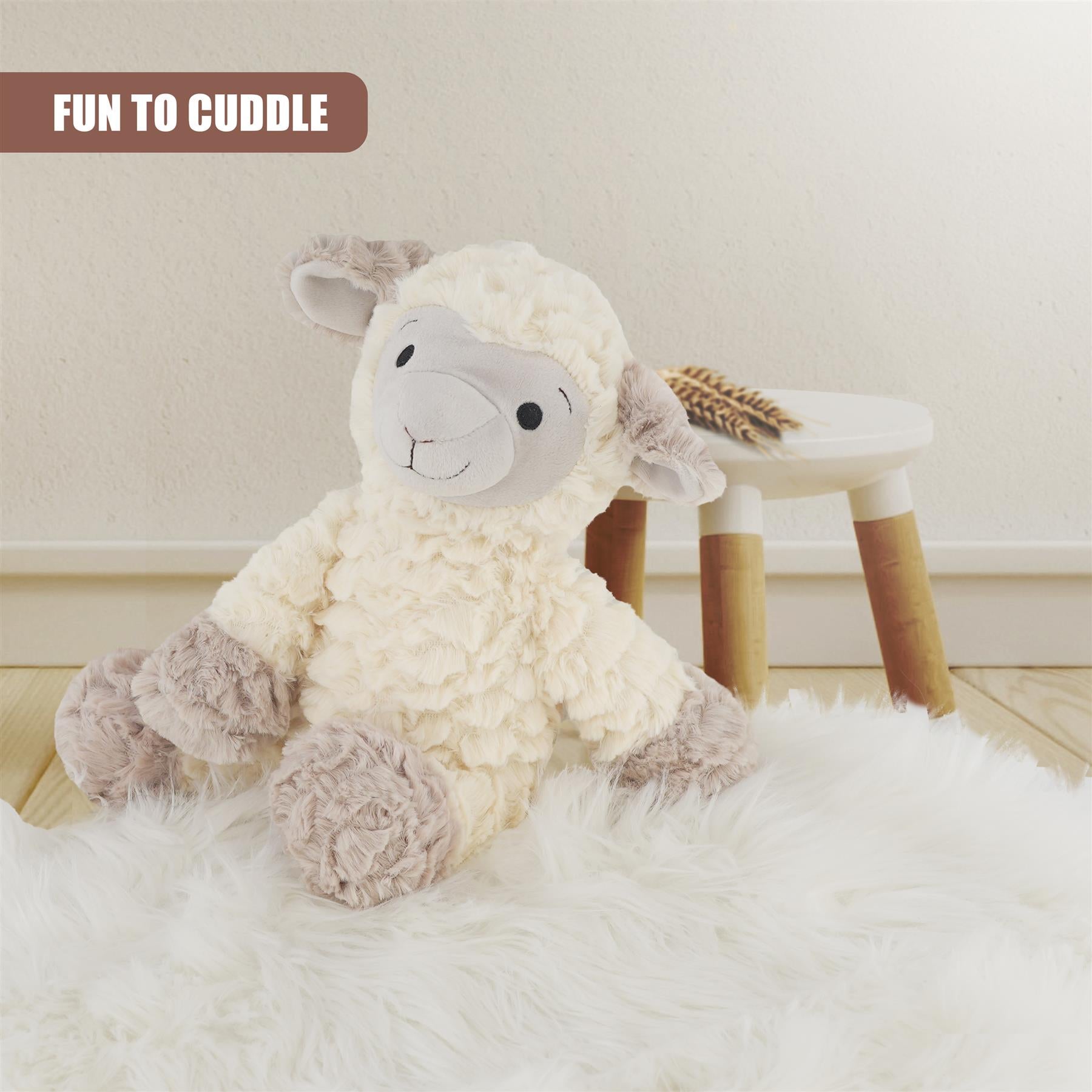 Plush Super Soft Lamb Cuddly Toy by The Magic Toy Shop - The Magic Toy Shop