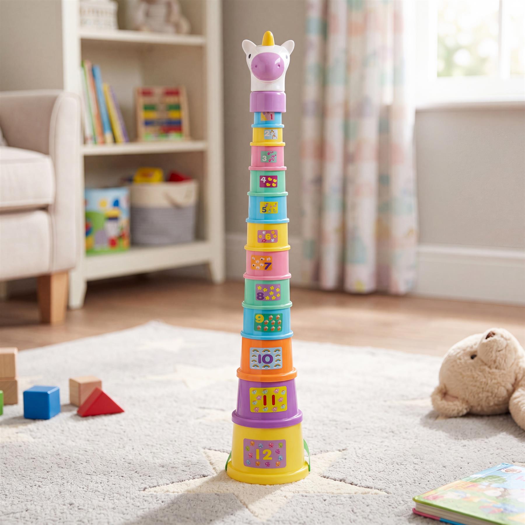 Poppy The Unicorn Stacking Cups