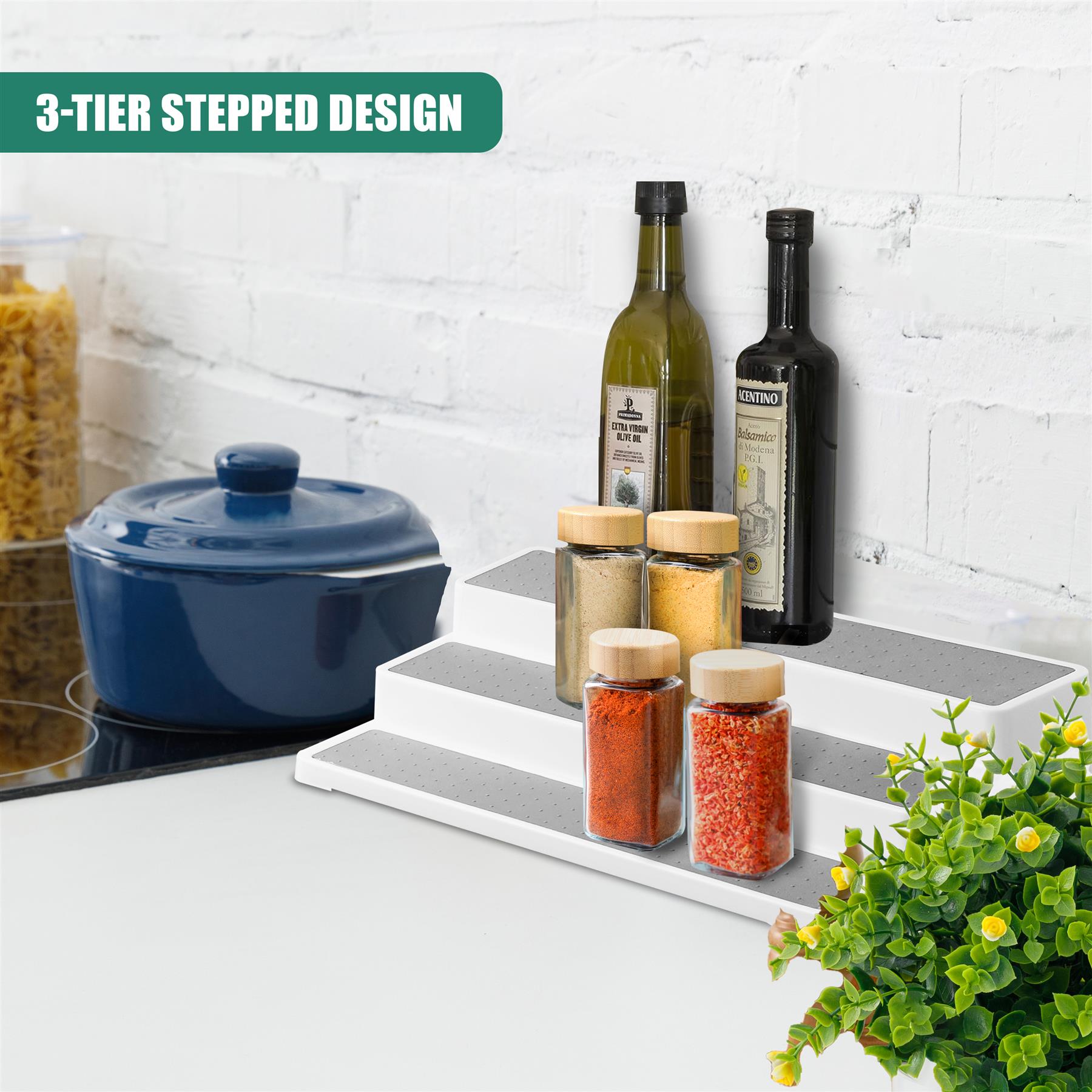 3 Tier Spice Rack 36cm by GEEZY - The Magic Toy Shop