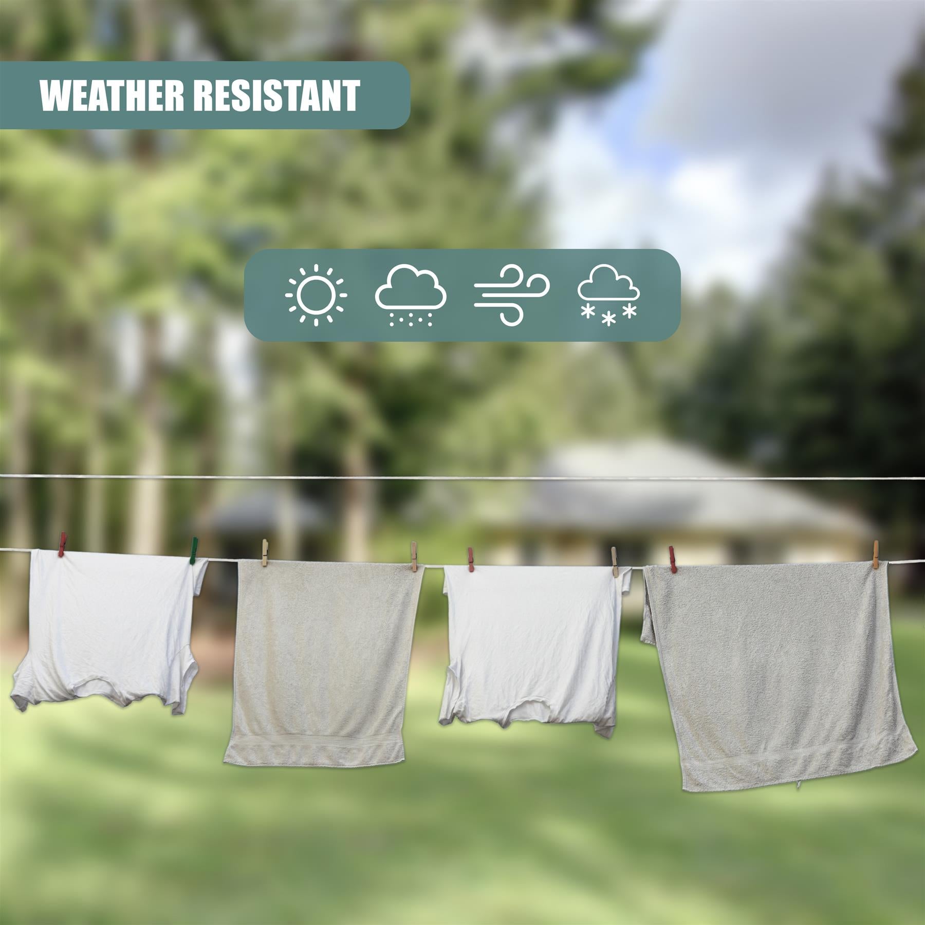 Clothes Line 15m by GEEZY - The Magic Toy Shop