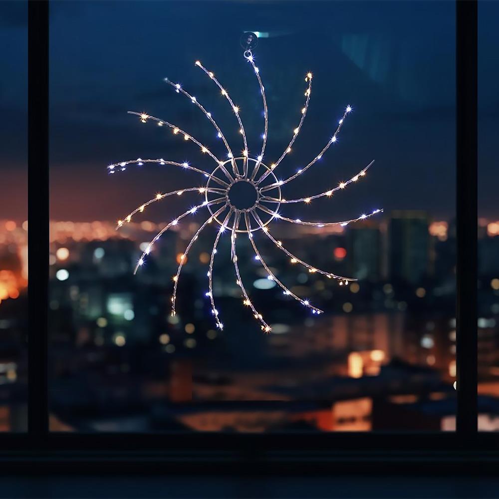 Christmas LED Light Spinner Silhouette Warm White by GEEZY - The Magic Toy Shop