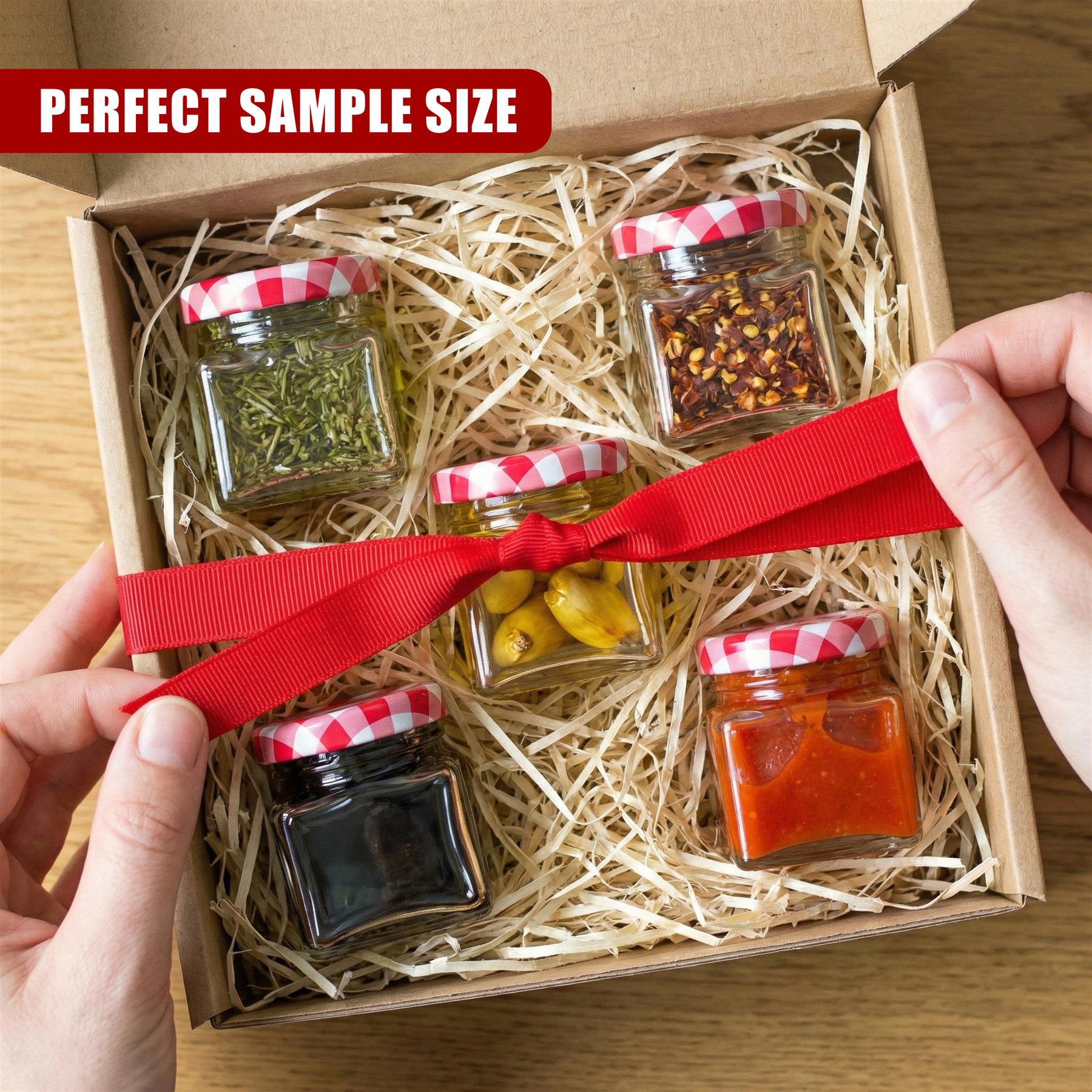 Mini Glass Jars, Set of 5