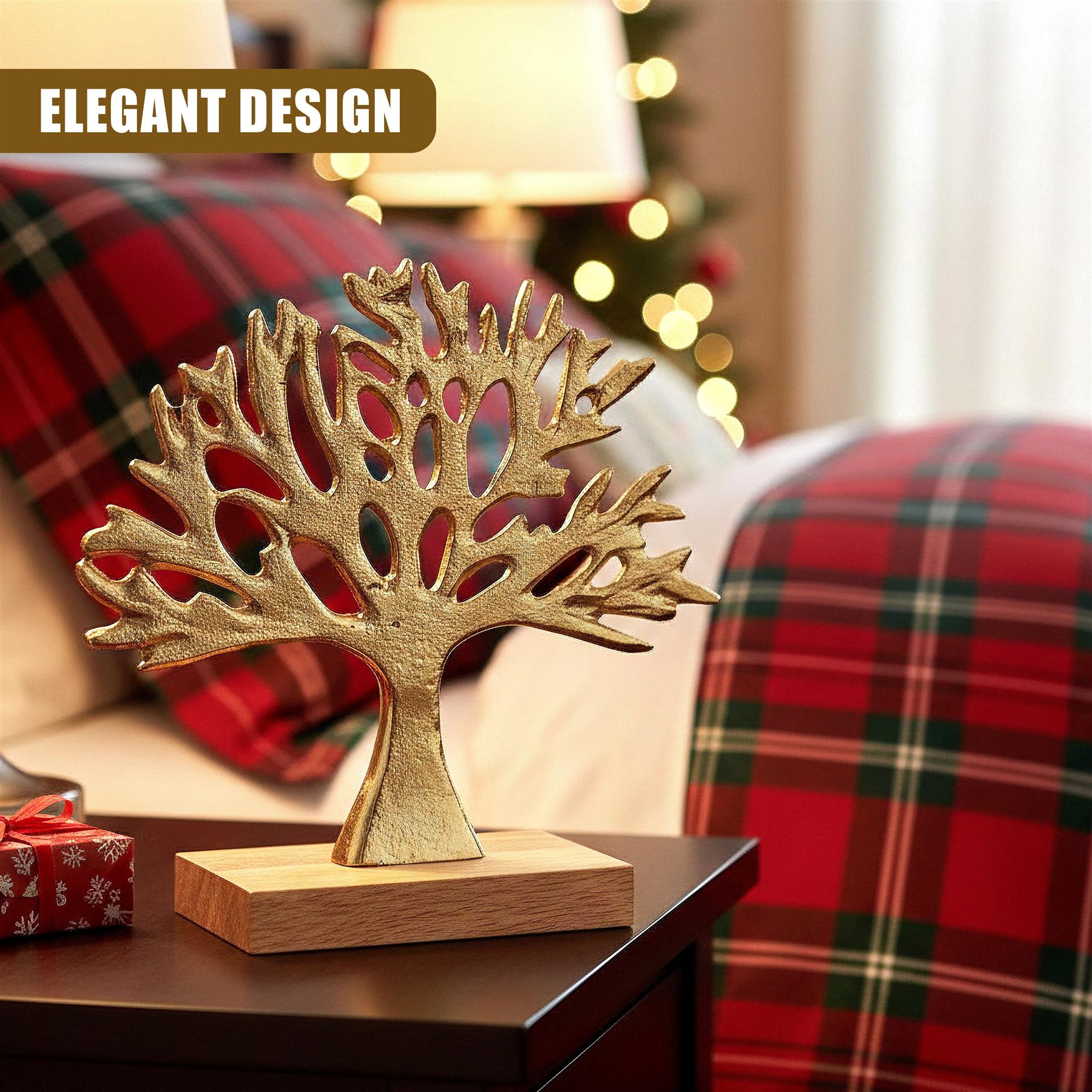 Golden Tree Ornament