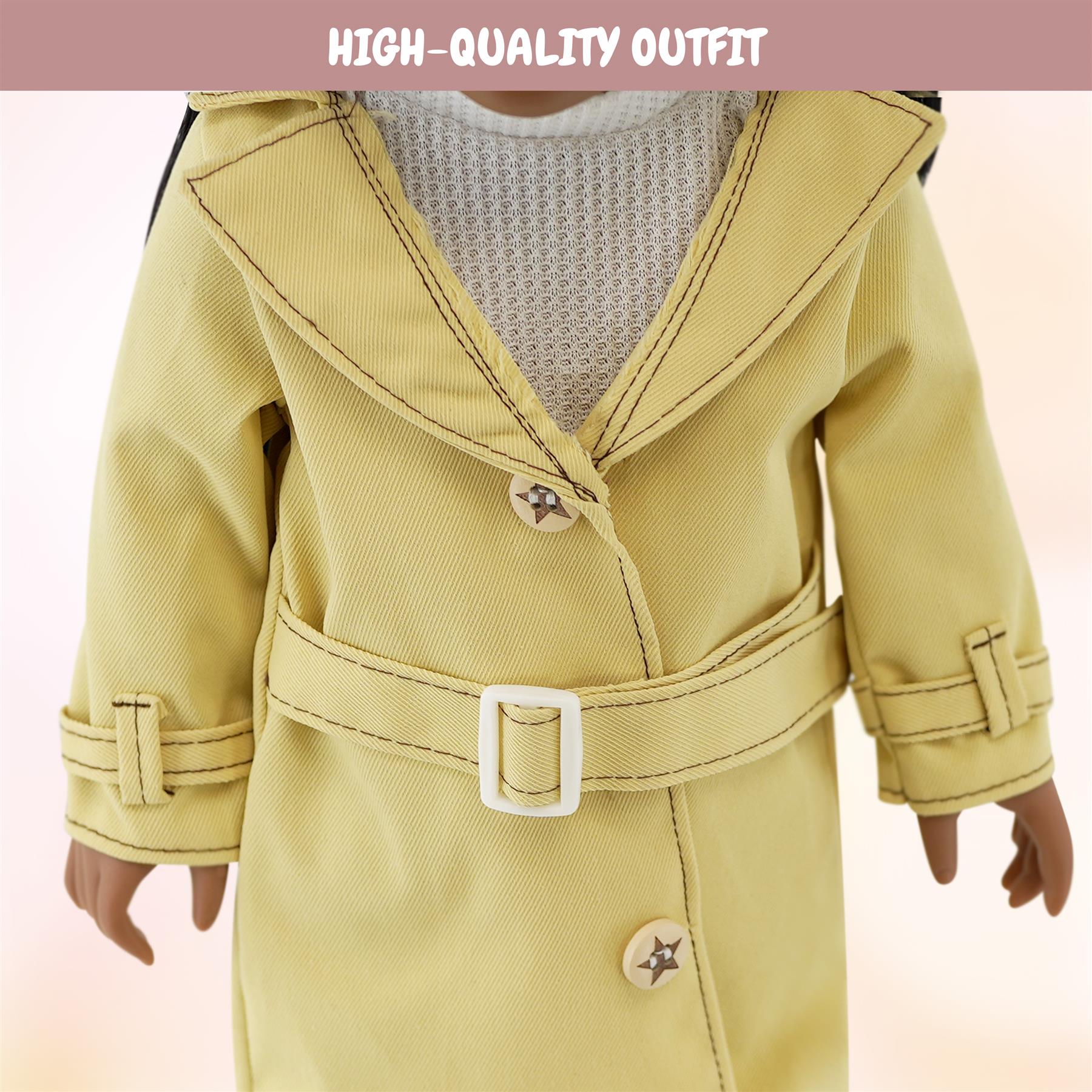 BiBi Fashion Black Doll "NAOMI" (47 cm / 18") by BiBi Doll - The Magic Toy Shop