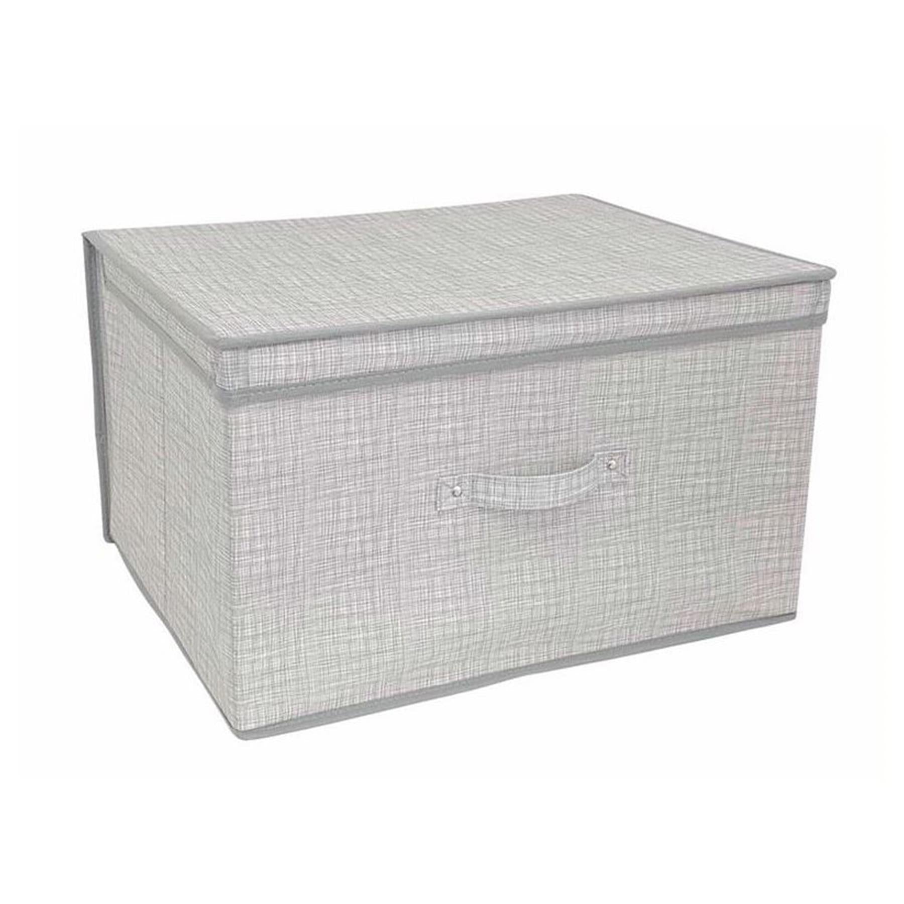 Linen Grey Large Storage Box by The Magic Toy Shop - The Magic Toy Shop
