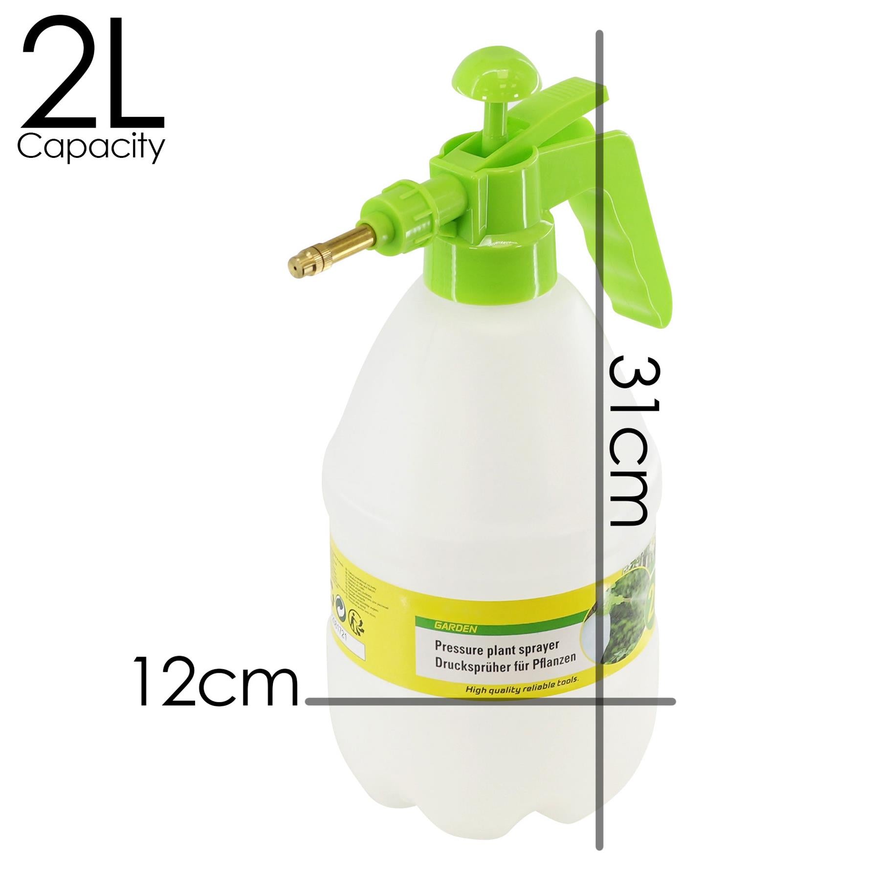 2L Garden Pressure Spray Bottle Plant Water Spray by GEEZY - The Magic Toy Shop
