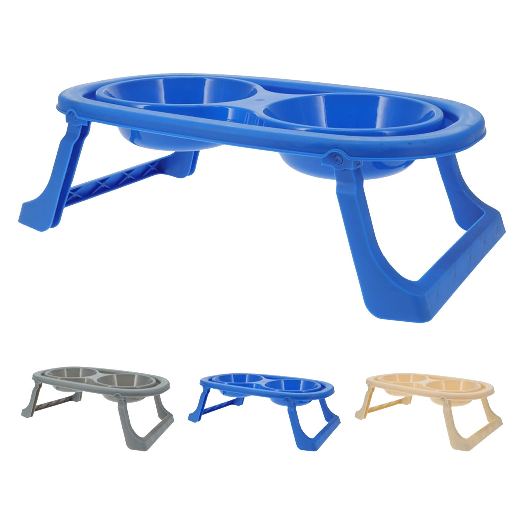 Elevated Double Pet Bowls by GEEZY - The Magic Toy Shop