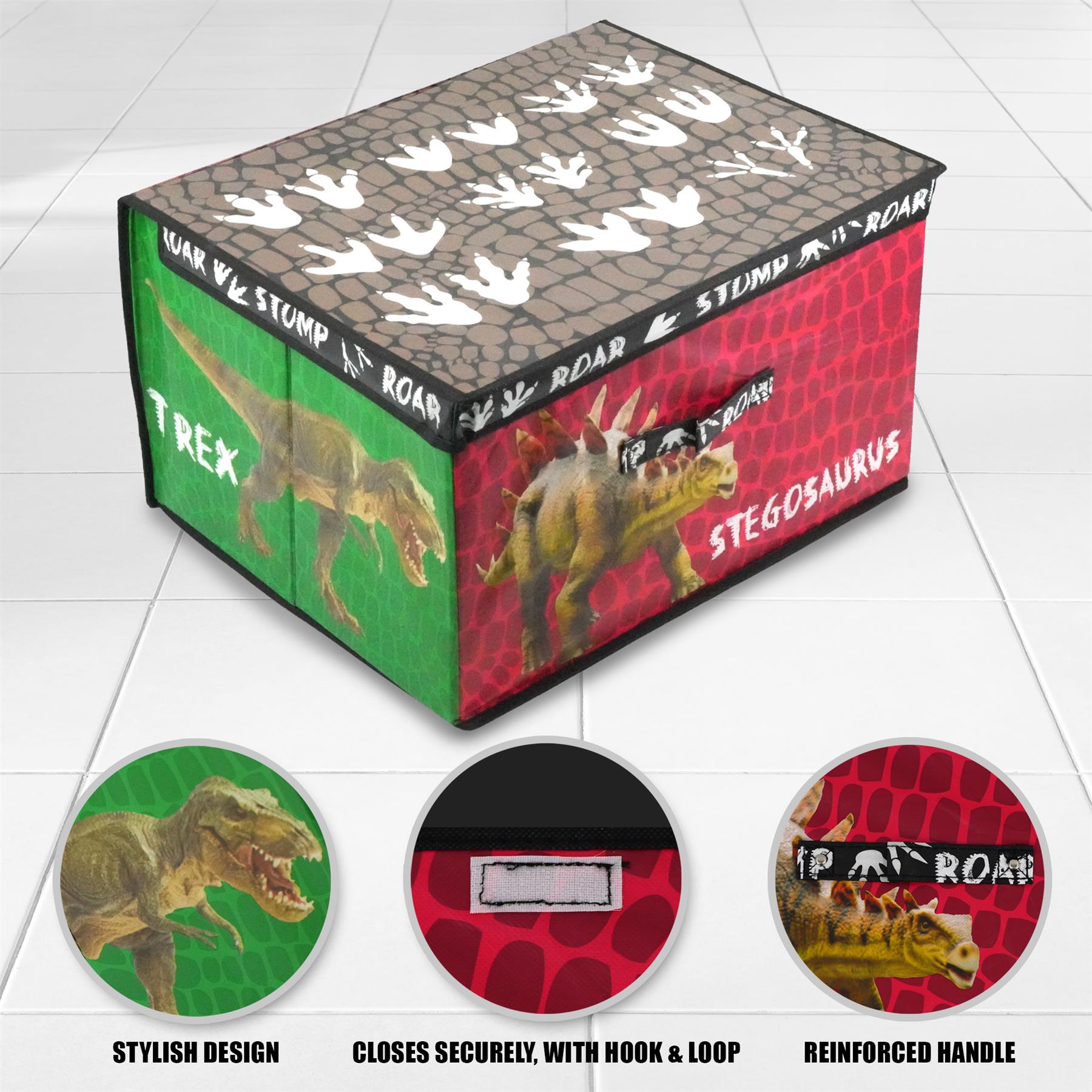 Dino Large Storage Box by The Magic Toy Shop - The Magic Toy Shop