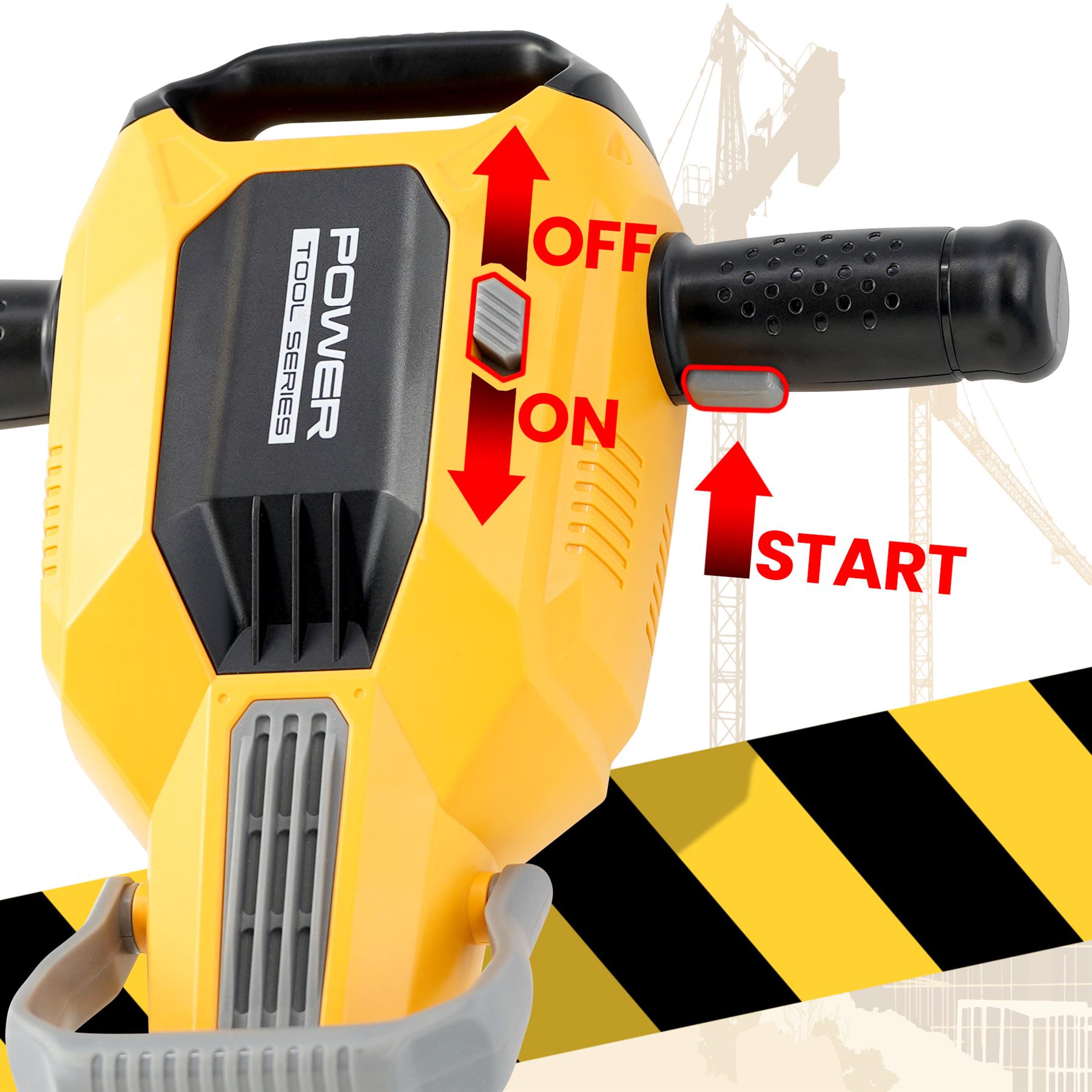 Kids Pretend Jackhammer Toy by The Magic Toy Shop - The Magic Toy Shop