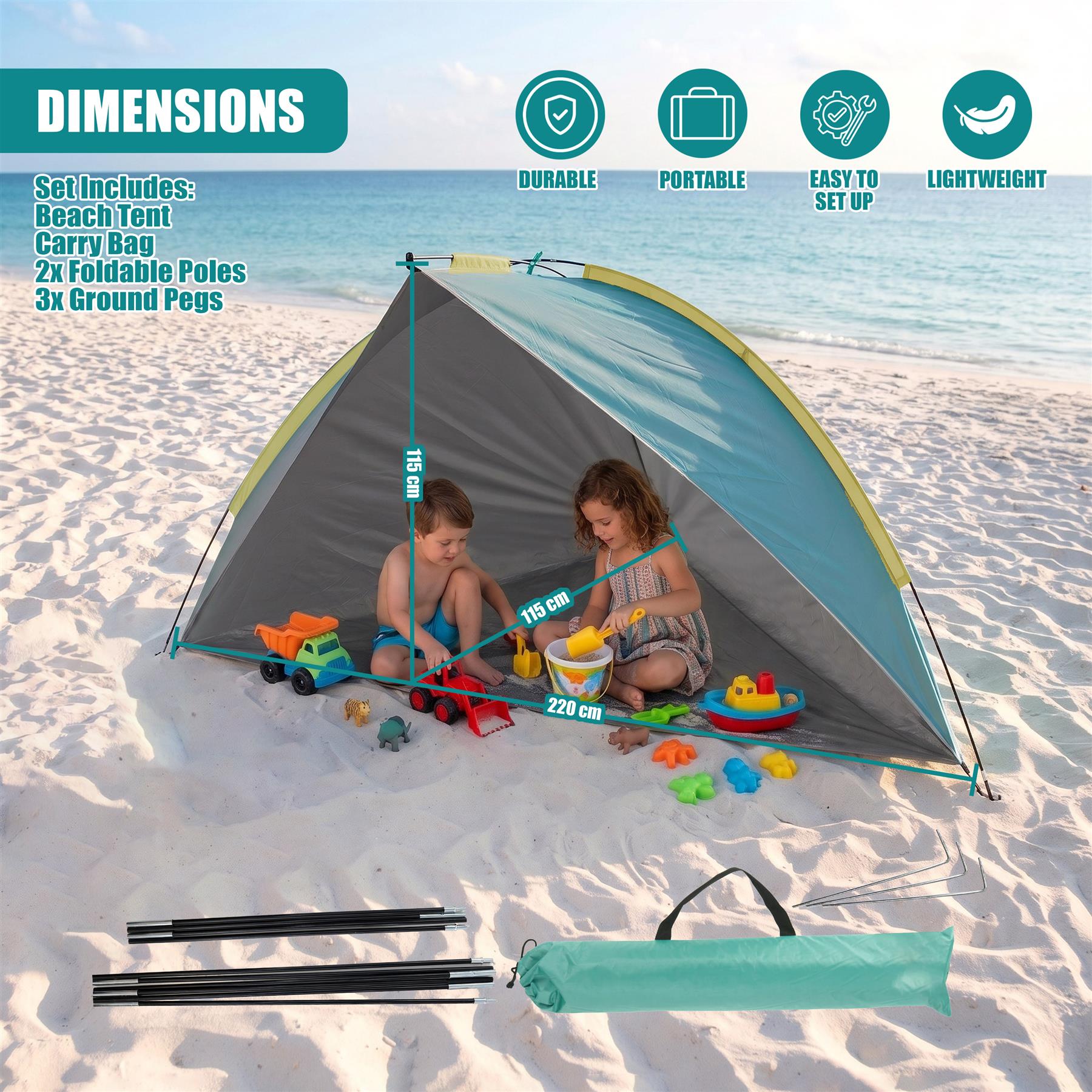 Pop Up Beach Tent