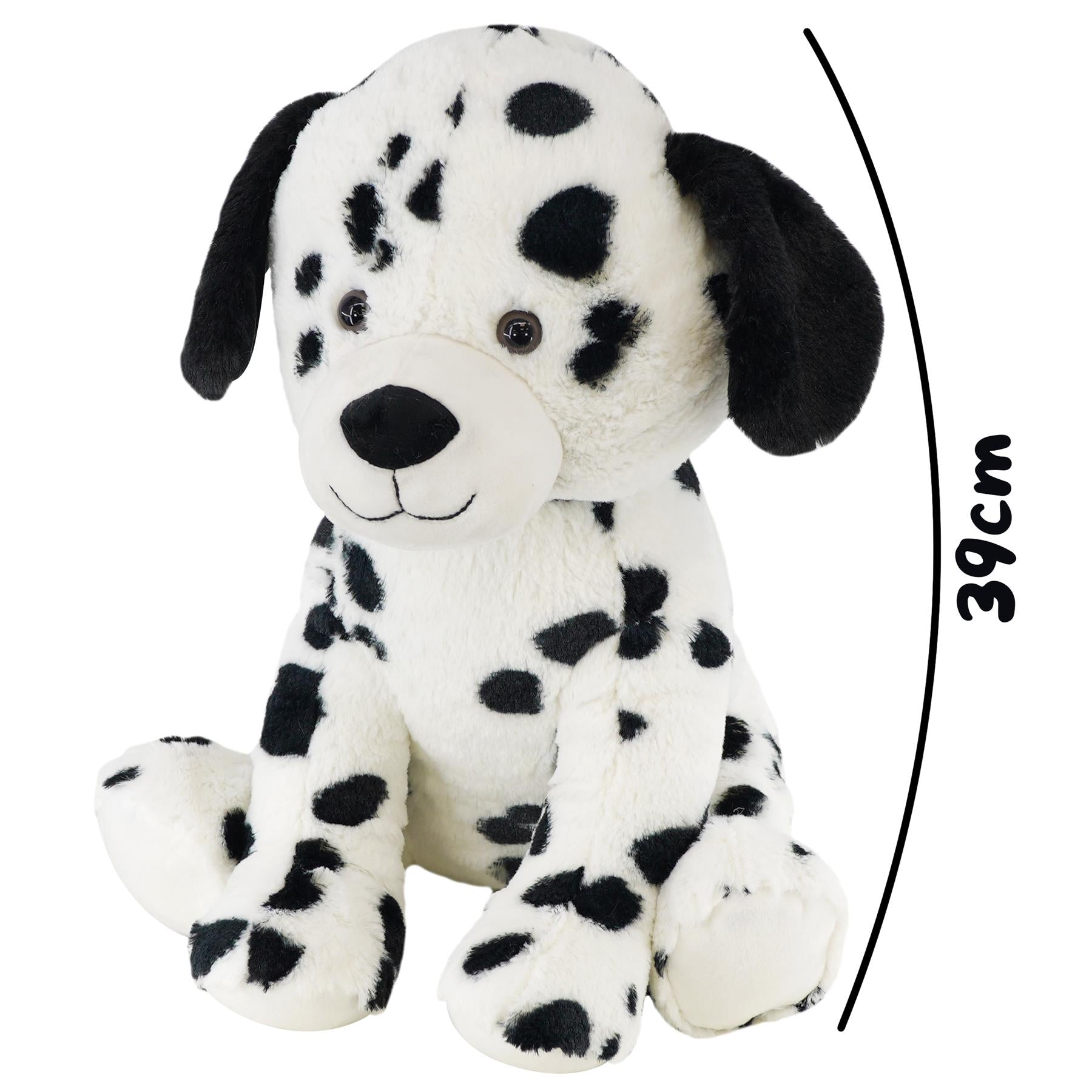 15" Plush Puppy Soft Dalmatian Dog Toy by The Magic Toy Shop - The Magic Toy Shop