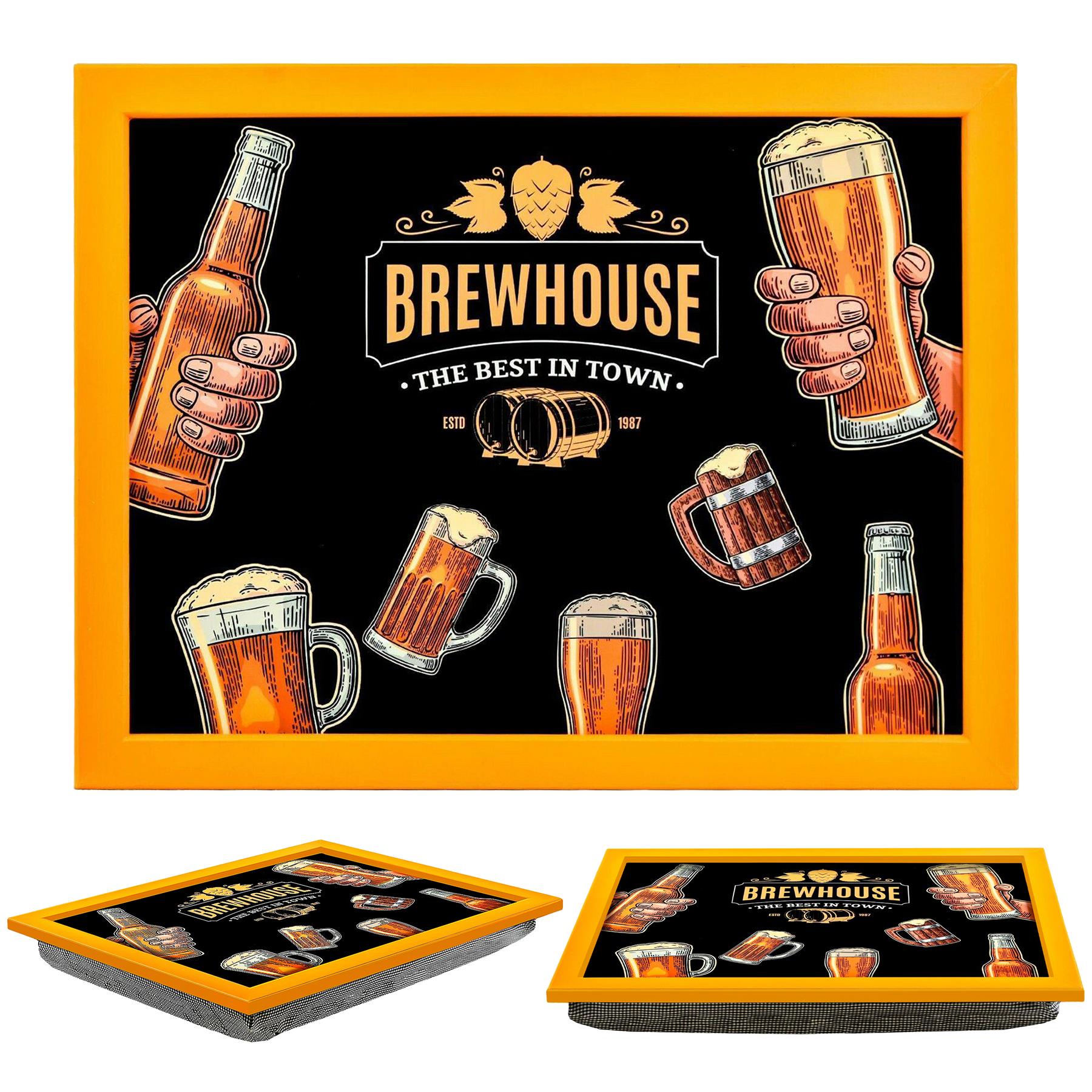 Lap Tray With Bean Bag Cushion (Brewhouse) by Geezy - The Magic Toy Shop