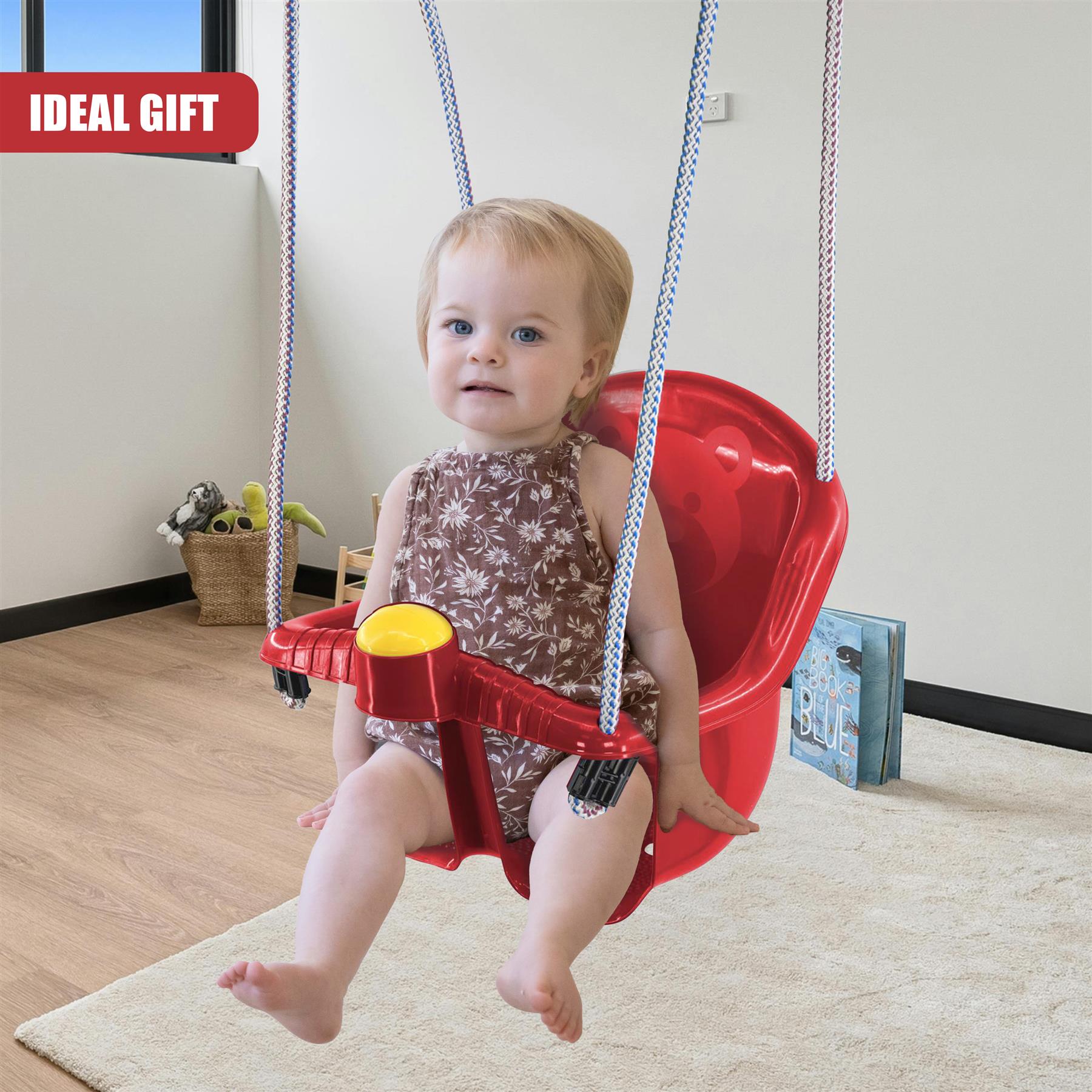 Toddler Safety Swing Seat with Adjustable Ropes by The Magic Toy Shop - The Magic Toy Shop