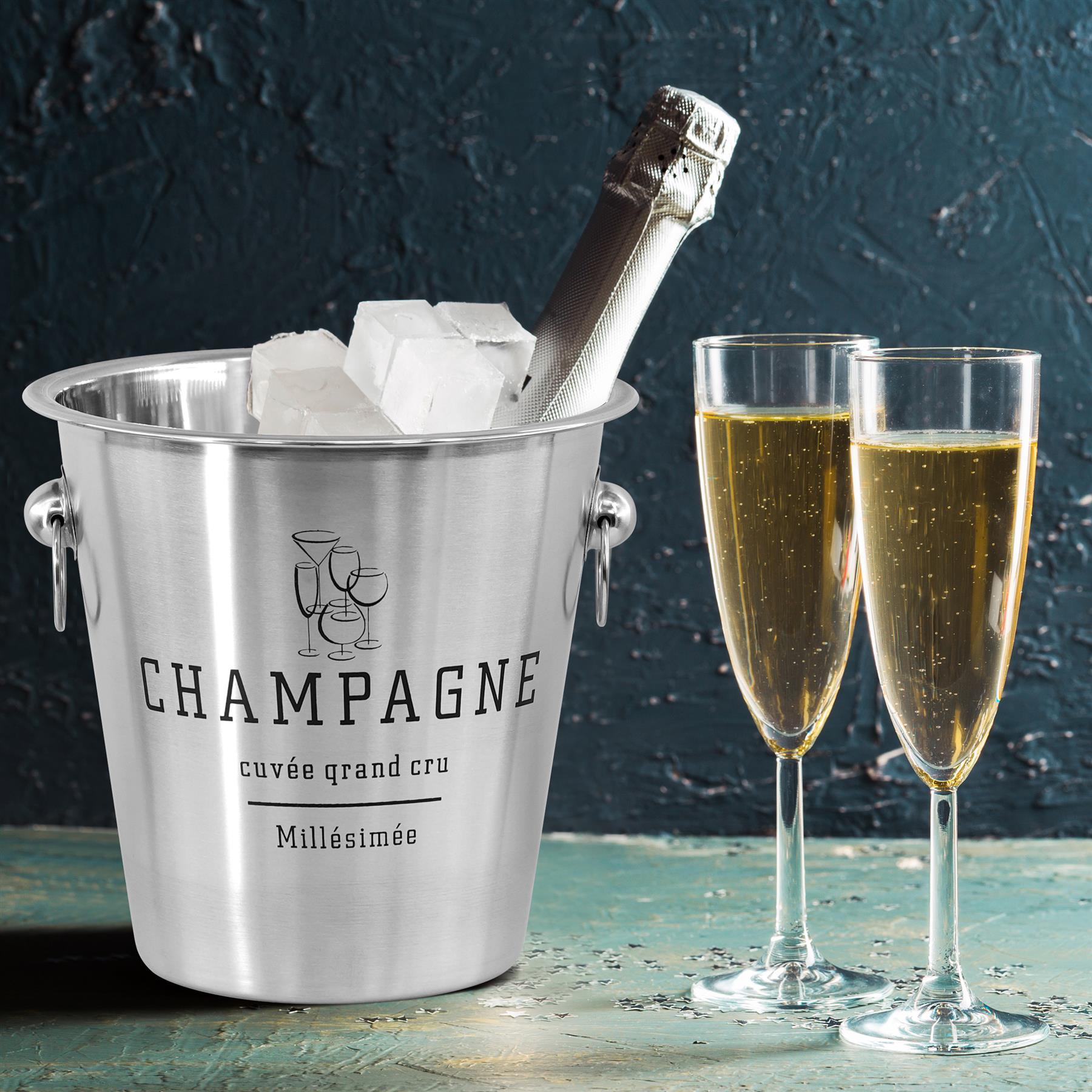 French Silver Ice Bucket by GEEZY - The Magic Toy Shop