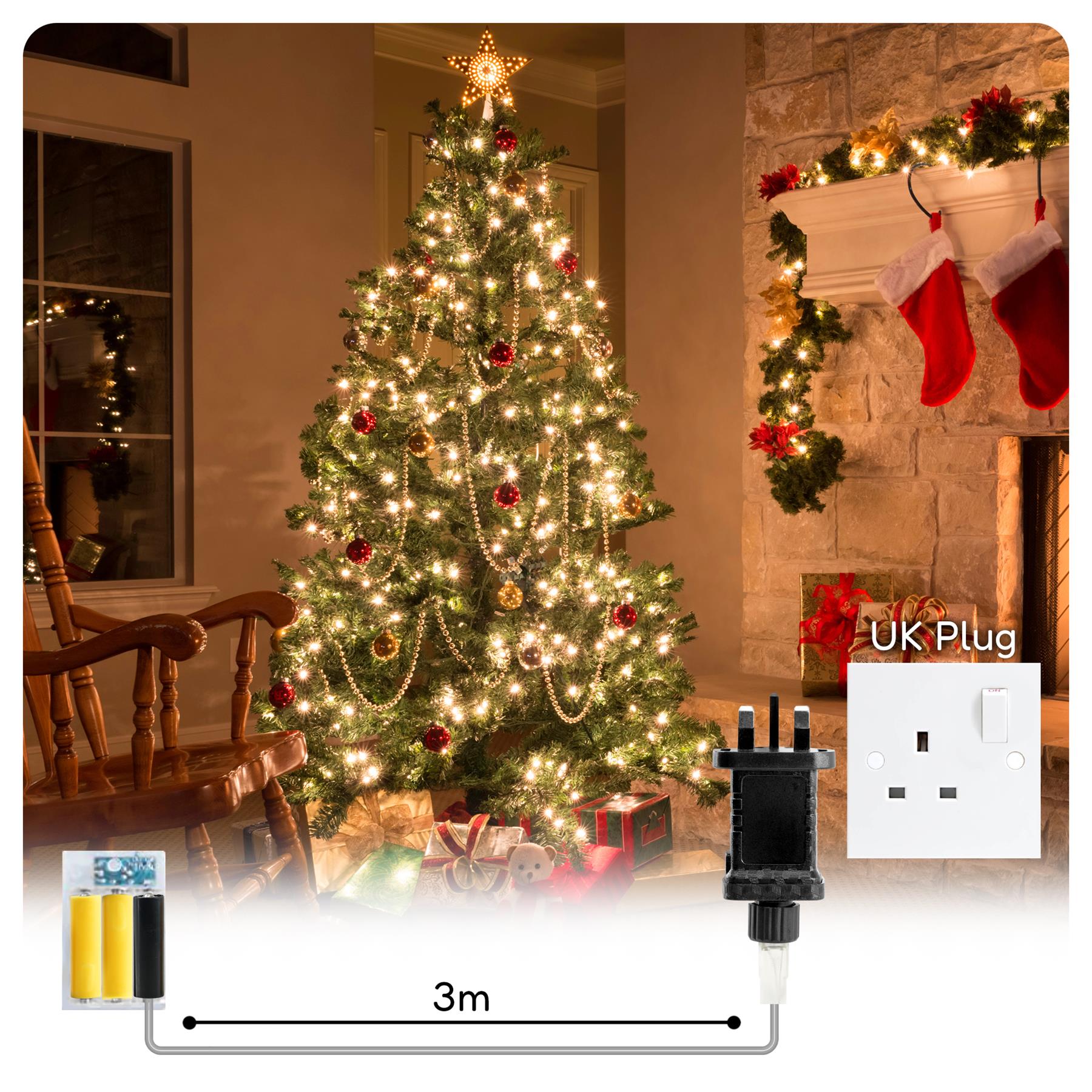 AA/AAA Battery Adaptor Battery Eliminator for Decorations and Electronic Devices by Geezy - The Magic Toy Shop