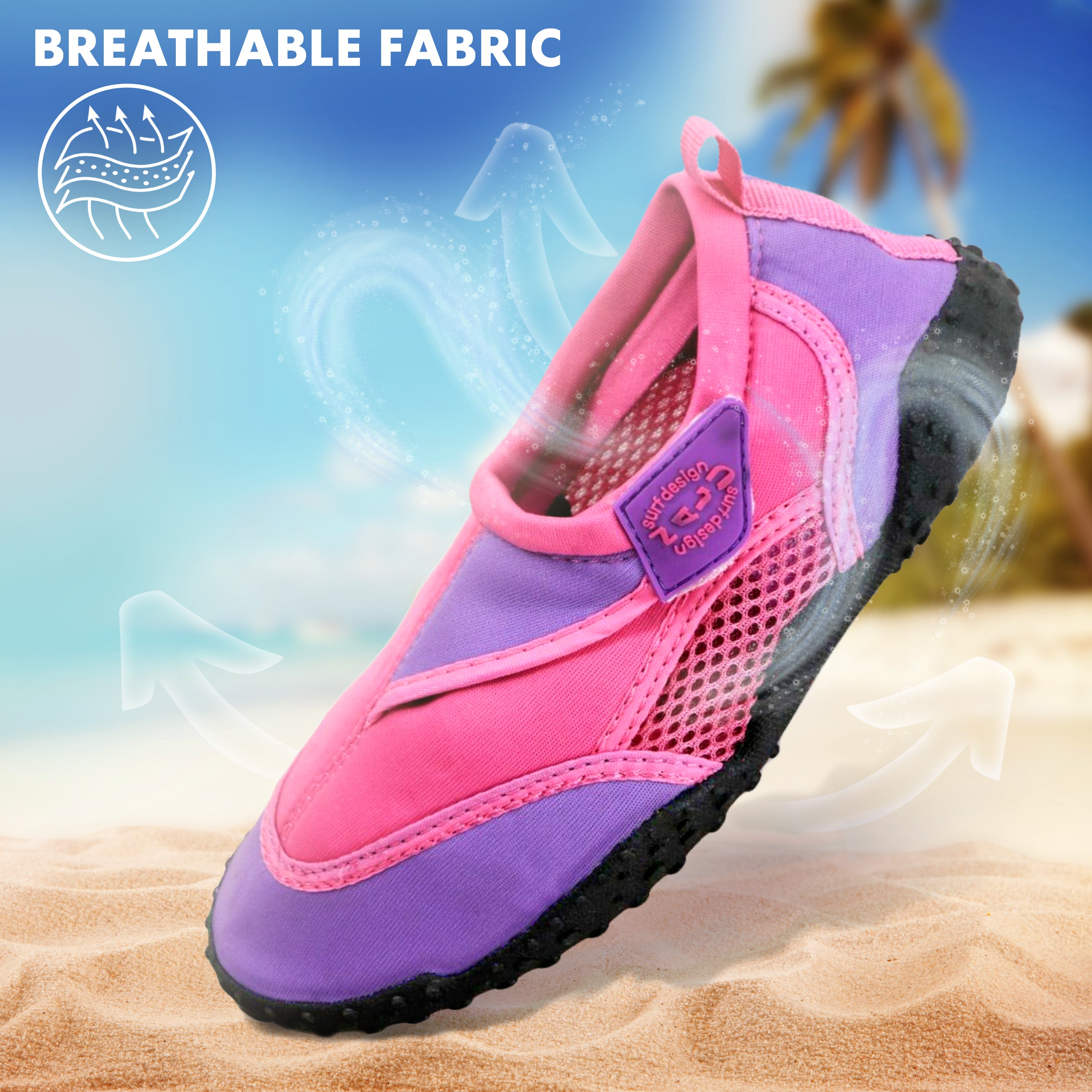 Pink Neoprene Aqua Shoes by GEEZY - The Magic Toy Shop