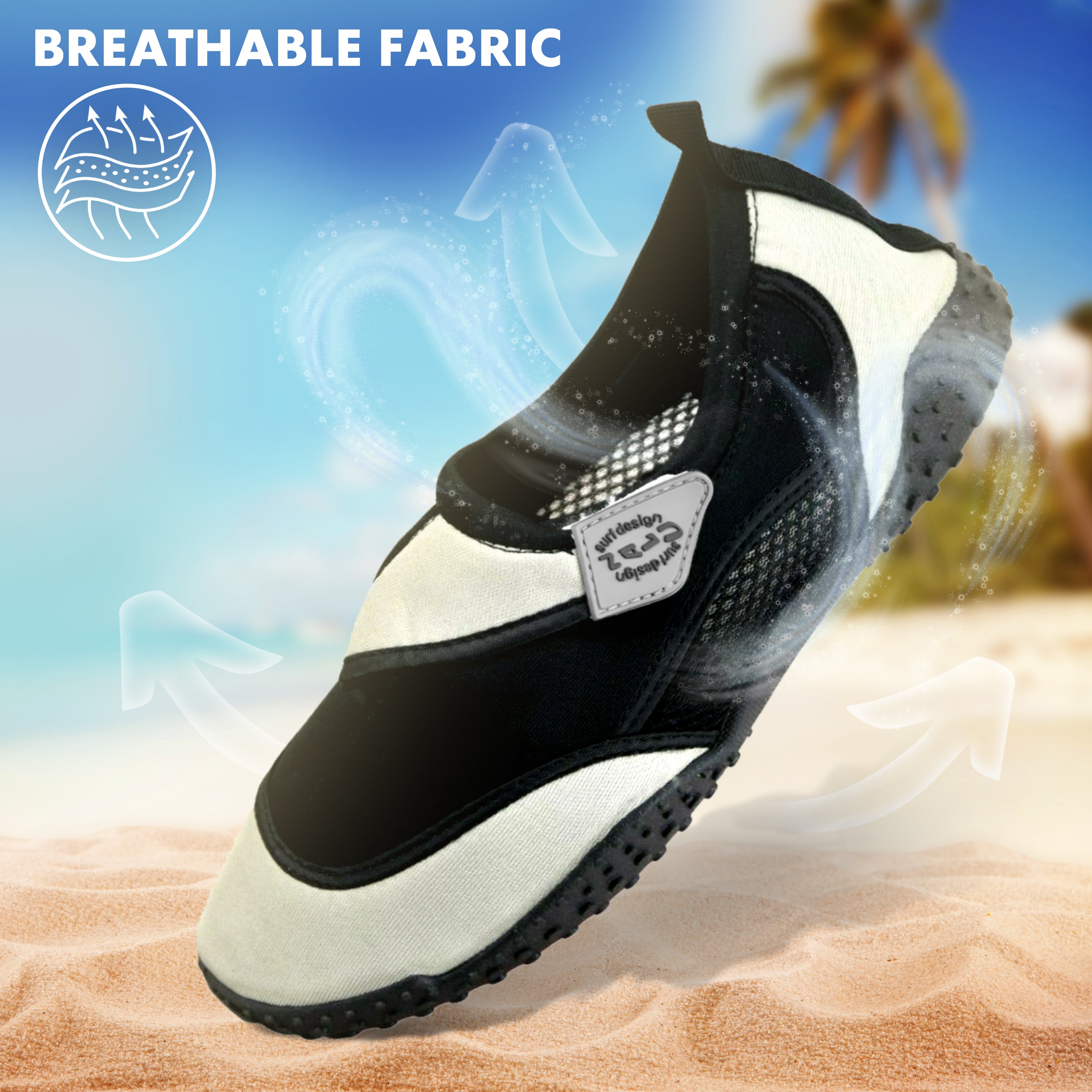 Grey Neoprene Aqua Shoes by GEEZY - The Magic Toy Shop