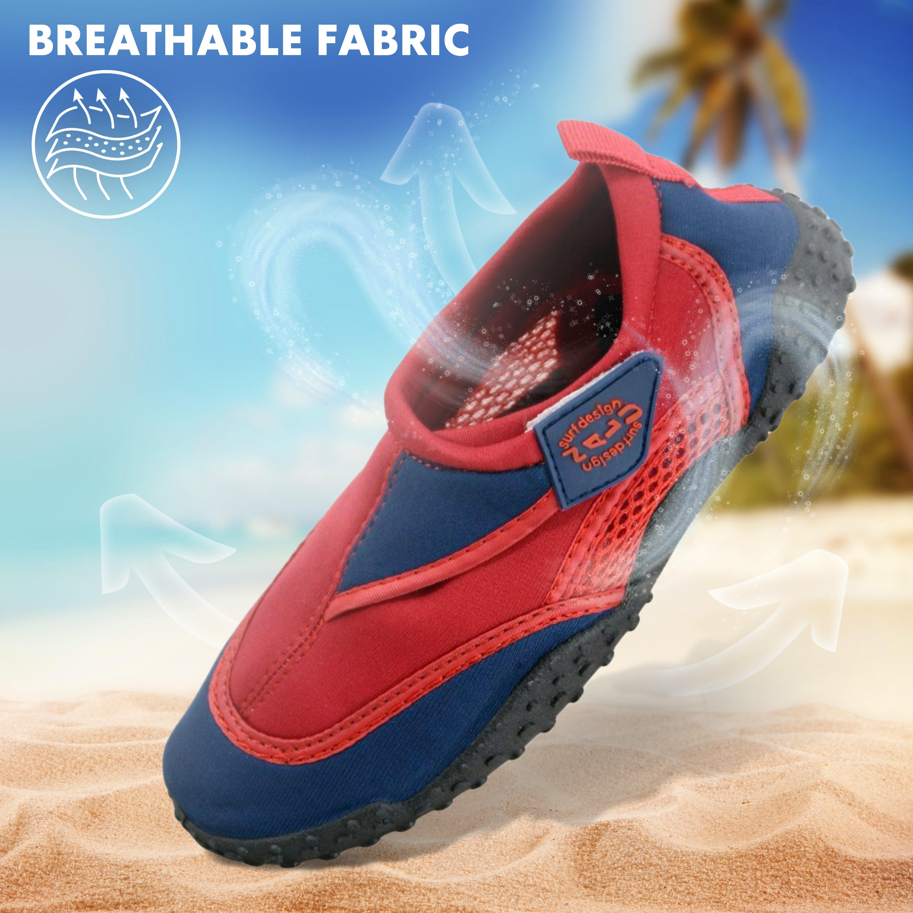 Red Neoprene Aqua Shoes by GEEZY - The Magic Toy Shop
