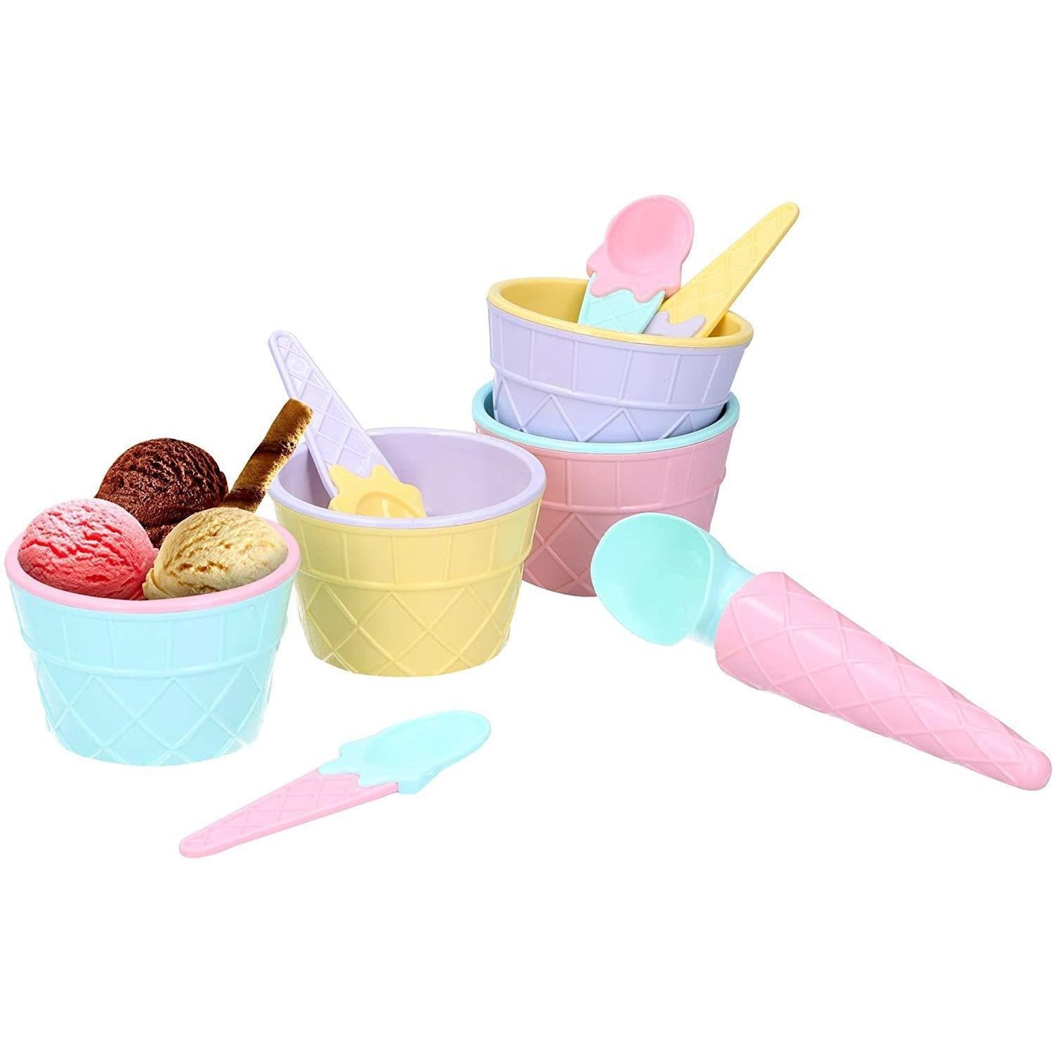 Ice Cream Bowls With Scoops by The Magic Toy Shop - The Magic Toy Shop