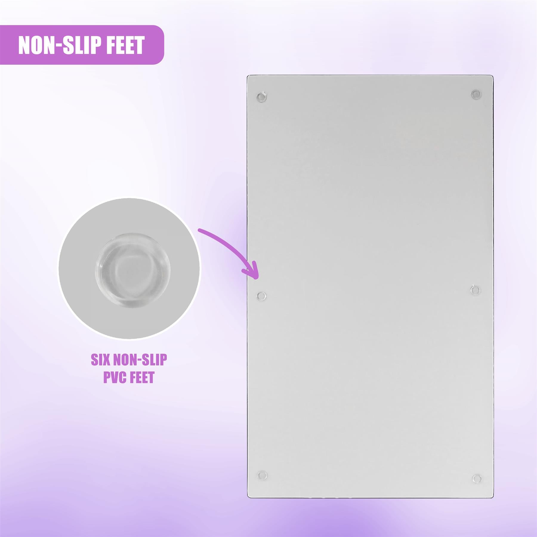 Glass Cutting Boards with Veggies Design by Geezy - The Magic Toy Shop