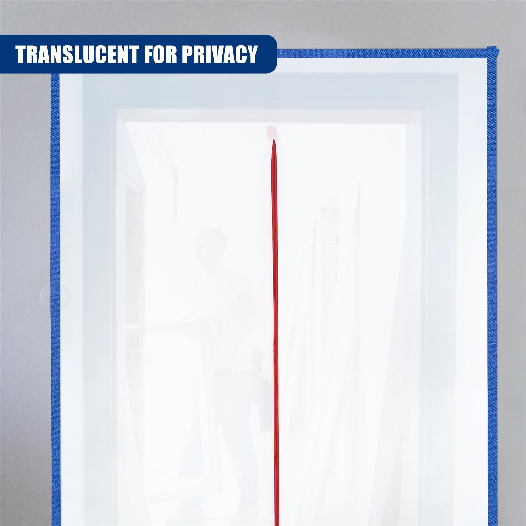 Door Dust Sheet with Zip 220x120cm by GEEZY - The Magic Toy Shop