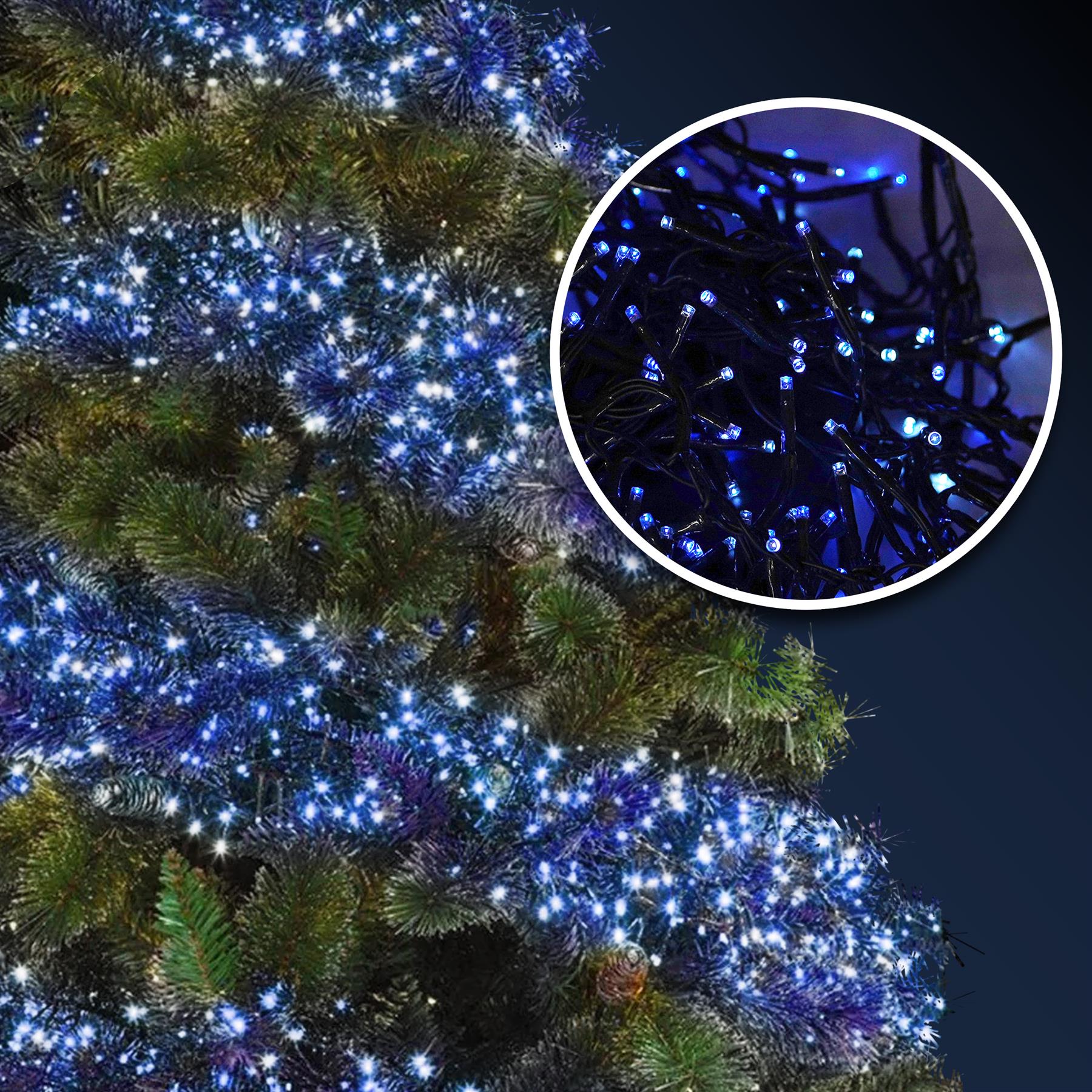 300 LED Cluster Christmas Lights - Blue & White by GEEZY - The Magic Toy Shop