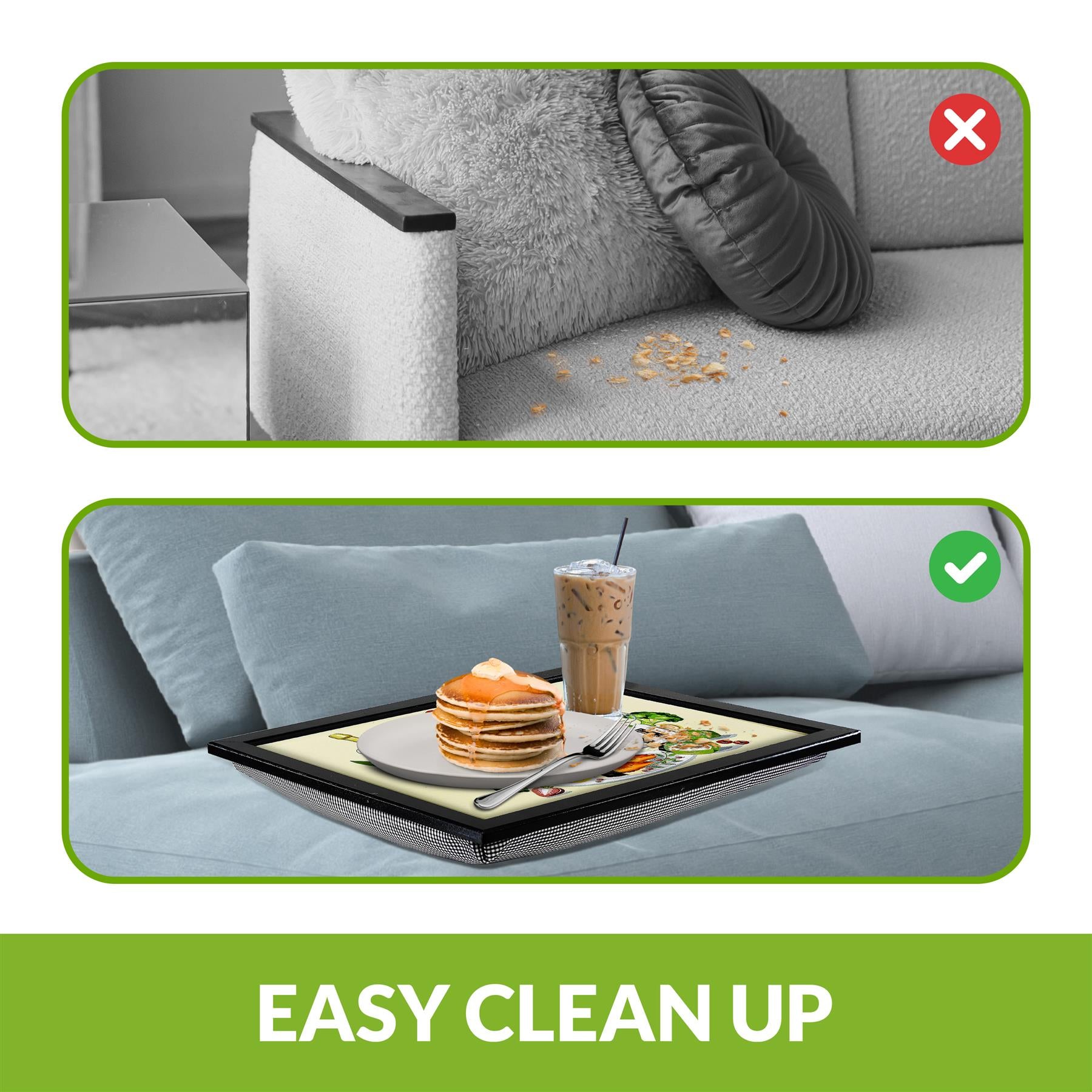 Lap Tray With Bean Bag Cushion (Bon Appetit) by Geezy - The Magic Toy Shop