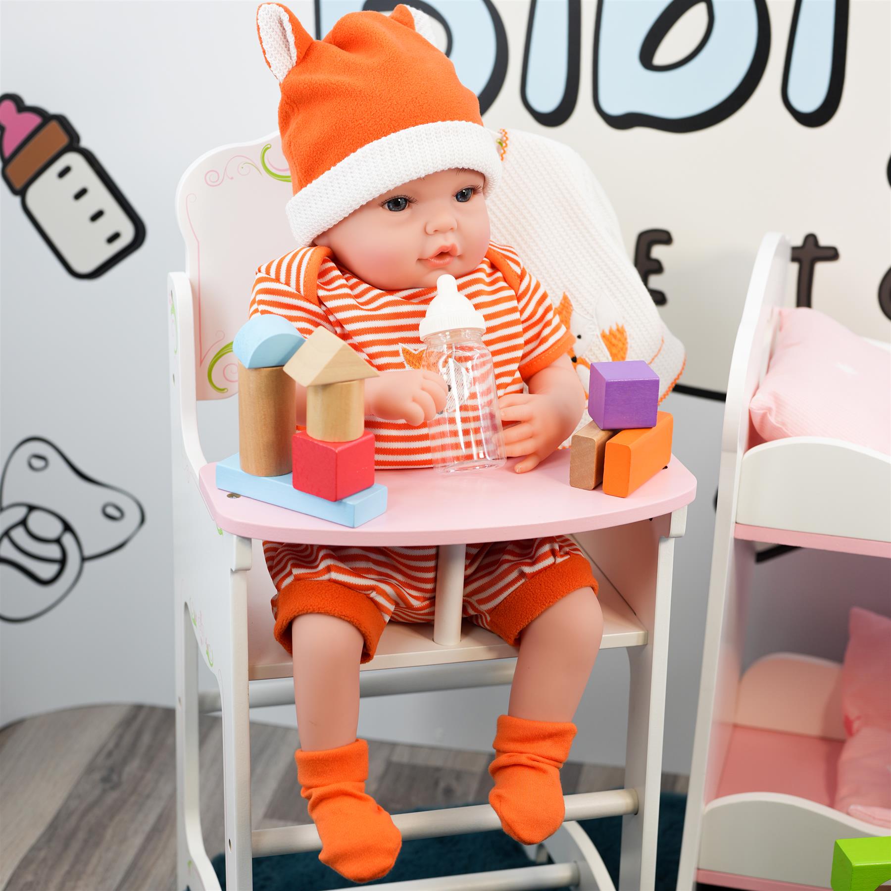 BiBi Outfits - Reborn Doll Clothes (Fox) (50 cm / 20") by BiBi Doll - The Magic Toy Shop