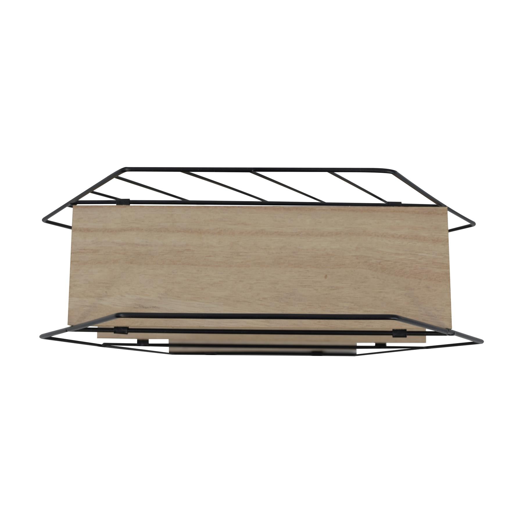 Modern Shelf of Metal Wire and Wood Perfect for Storaging Small Items by Geezy - The Magic Toy Shop