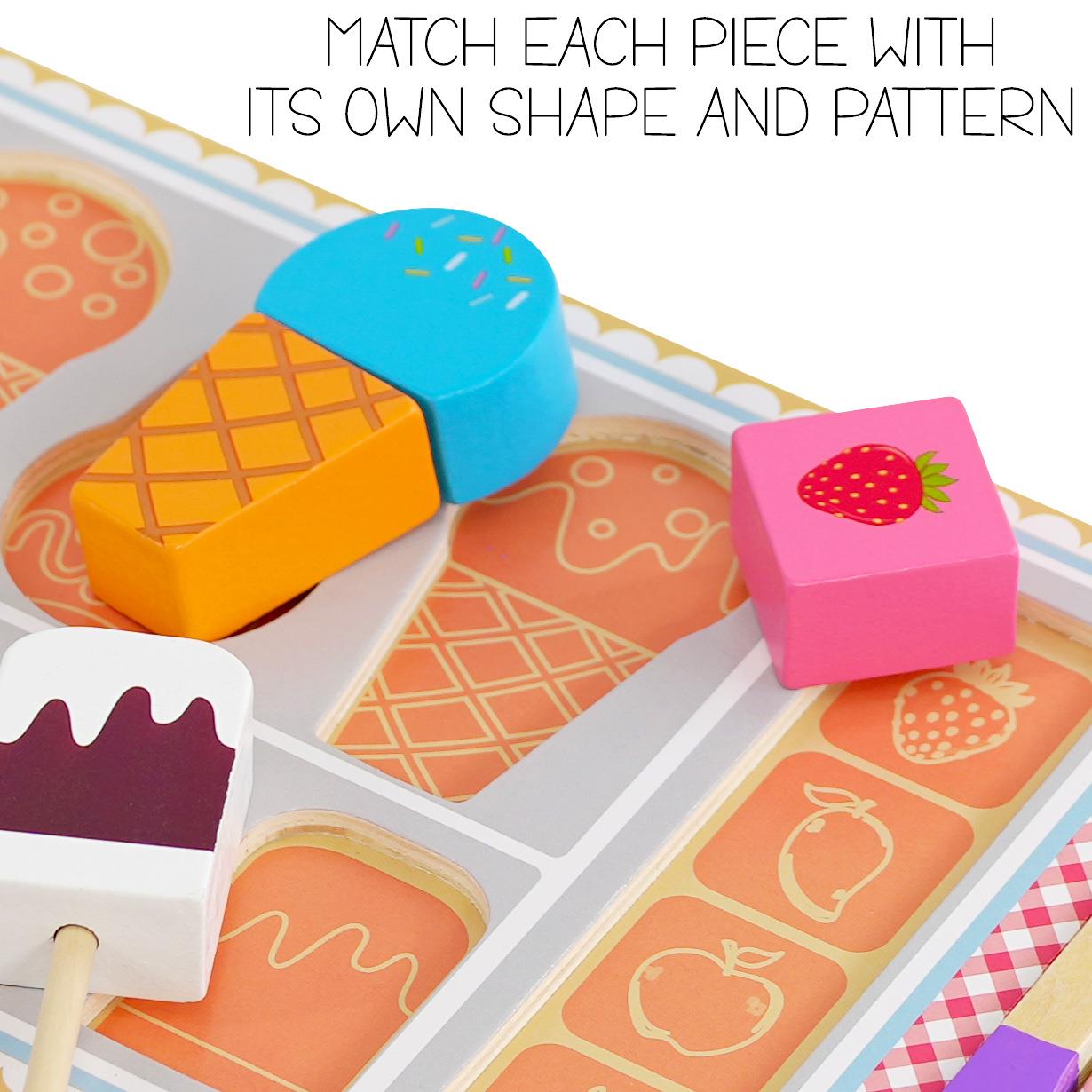 Kids Wooden Ice Cream Shop Set Role Play Toys by The Magic Toy Shop - The Magic Toy Shop