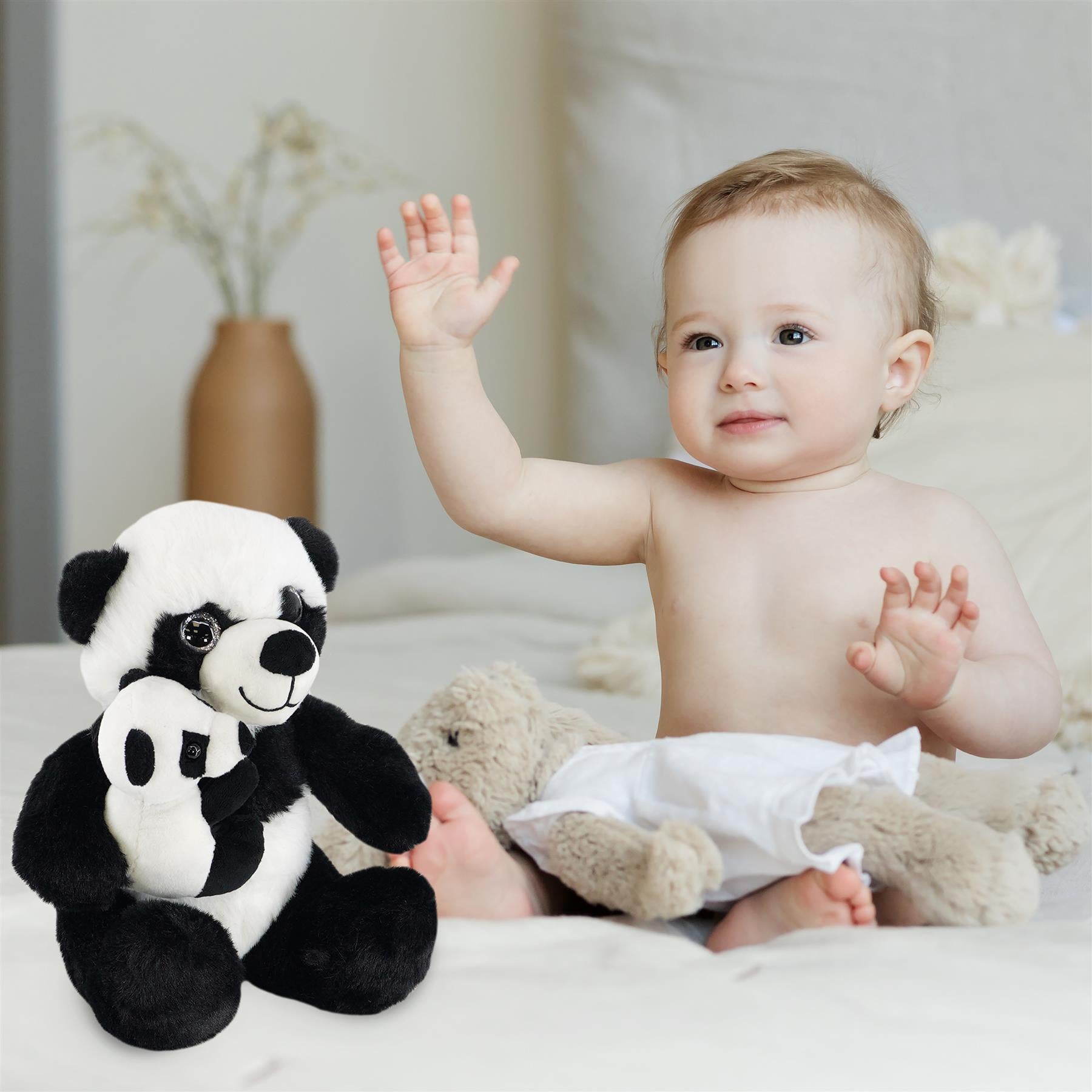 Super Soft Mommy & Baby Panda Plush Toy by The Magic Toy Shop - The Magic Toy Shop